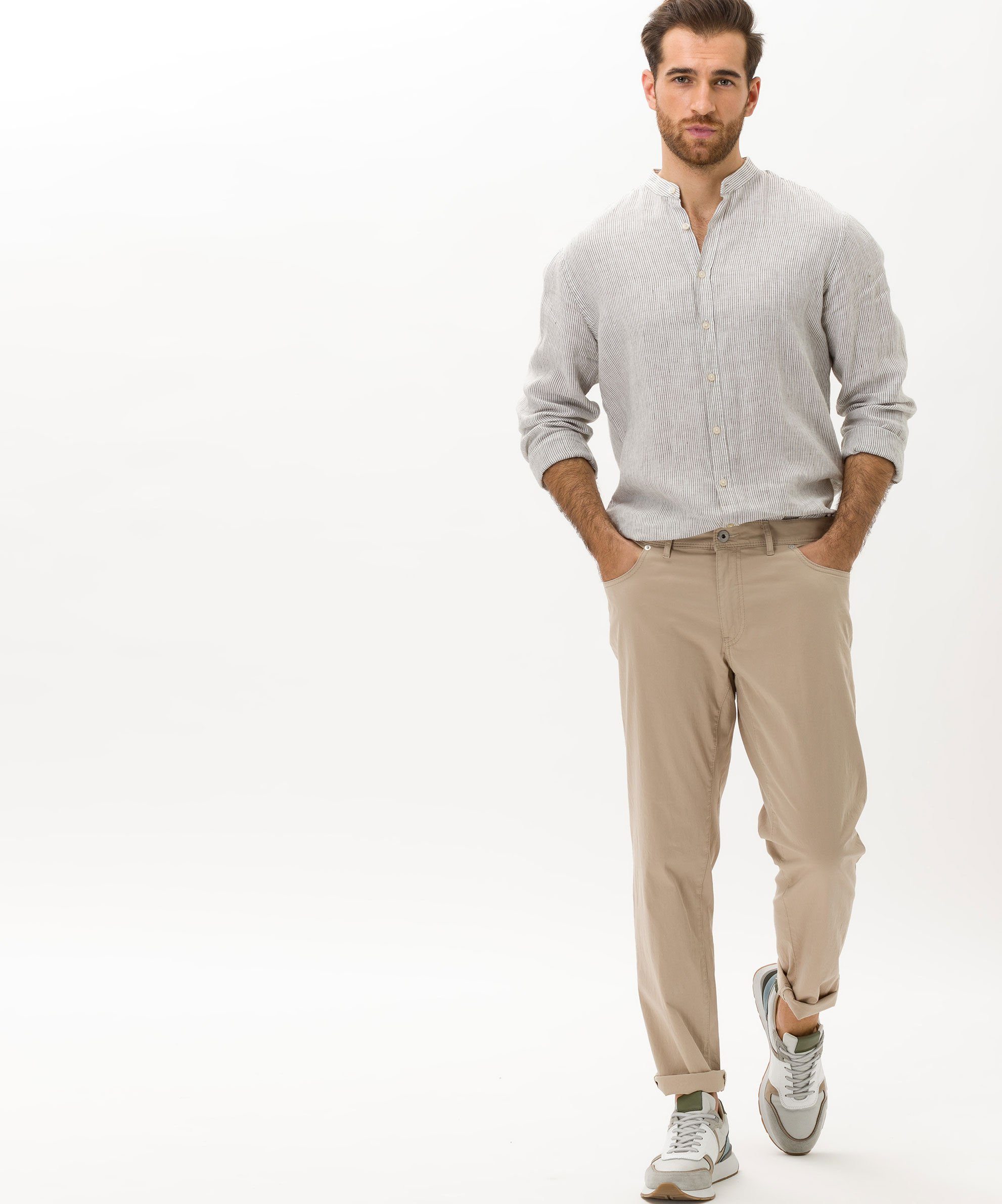 Brax 5-Pocket-Jeans Cadiz Ultralight Flachgewebe Baumwoll-Stretch, superleicht