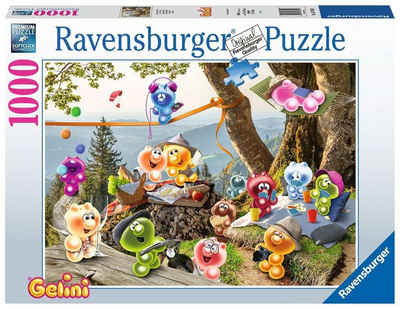 Ravensburger Puzzle 16750 Gelini Auf zum Picknick 1000 Teile Puzzle, 1000 Puzzleteile