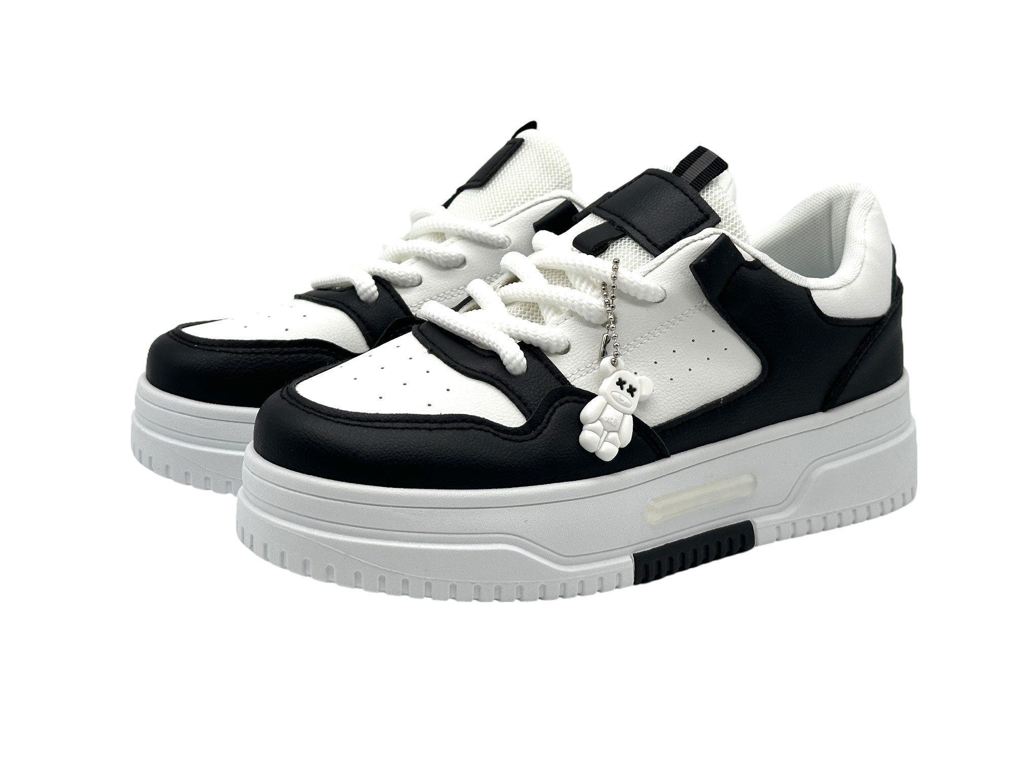 Nowaland Damen modischer Sneaker mit trendiger Plateau-Sohle Sneaker Trendiges Design mit erhöhter Plateau-Sohle