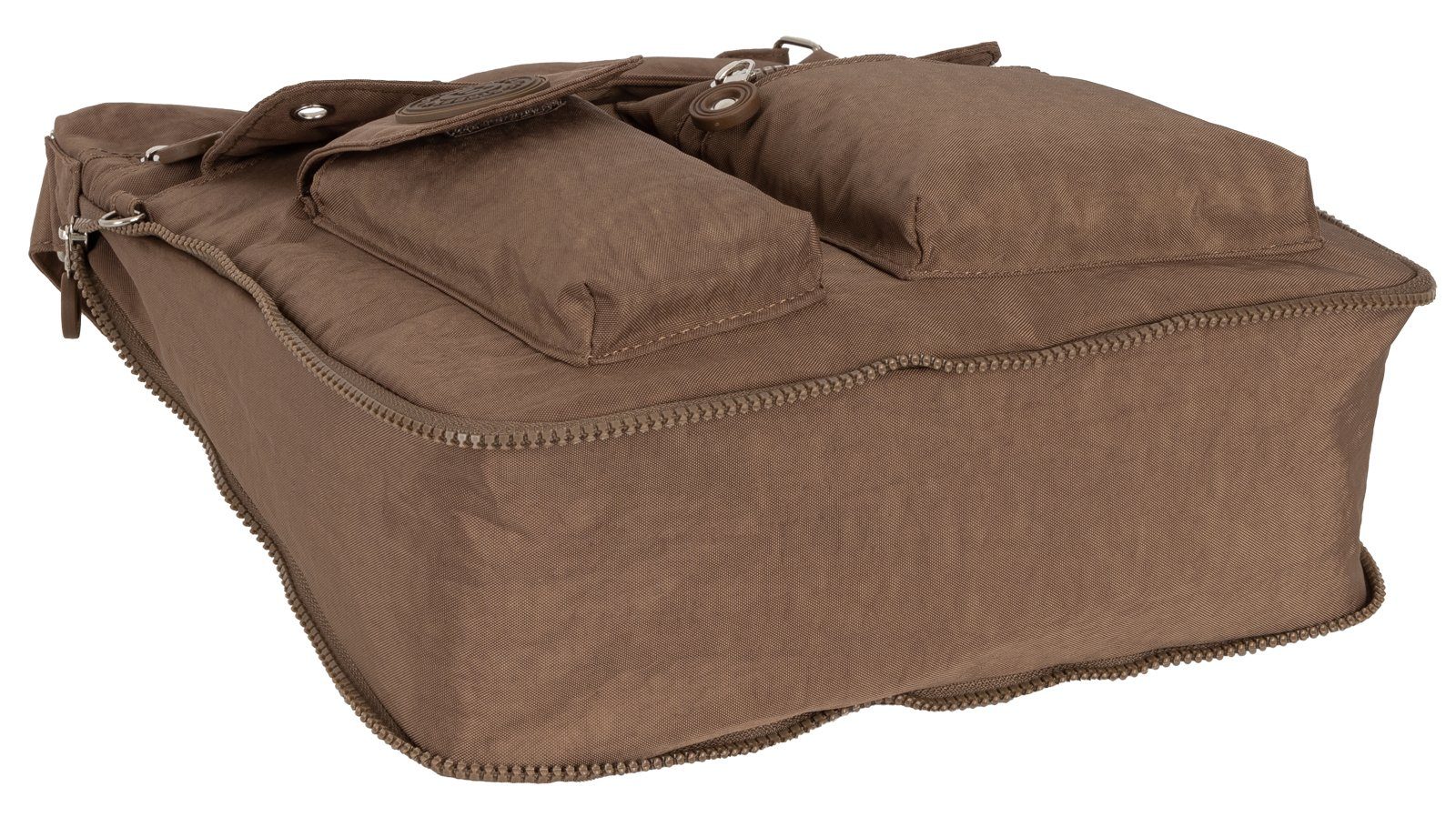 BAG STREET Umhängetasche Damentasche Umhängetasche Handtasche Schultertasche Schwarz Braun, als Schultertasche, Umhängetasche tragbar – Bild 5 von 5