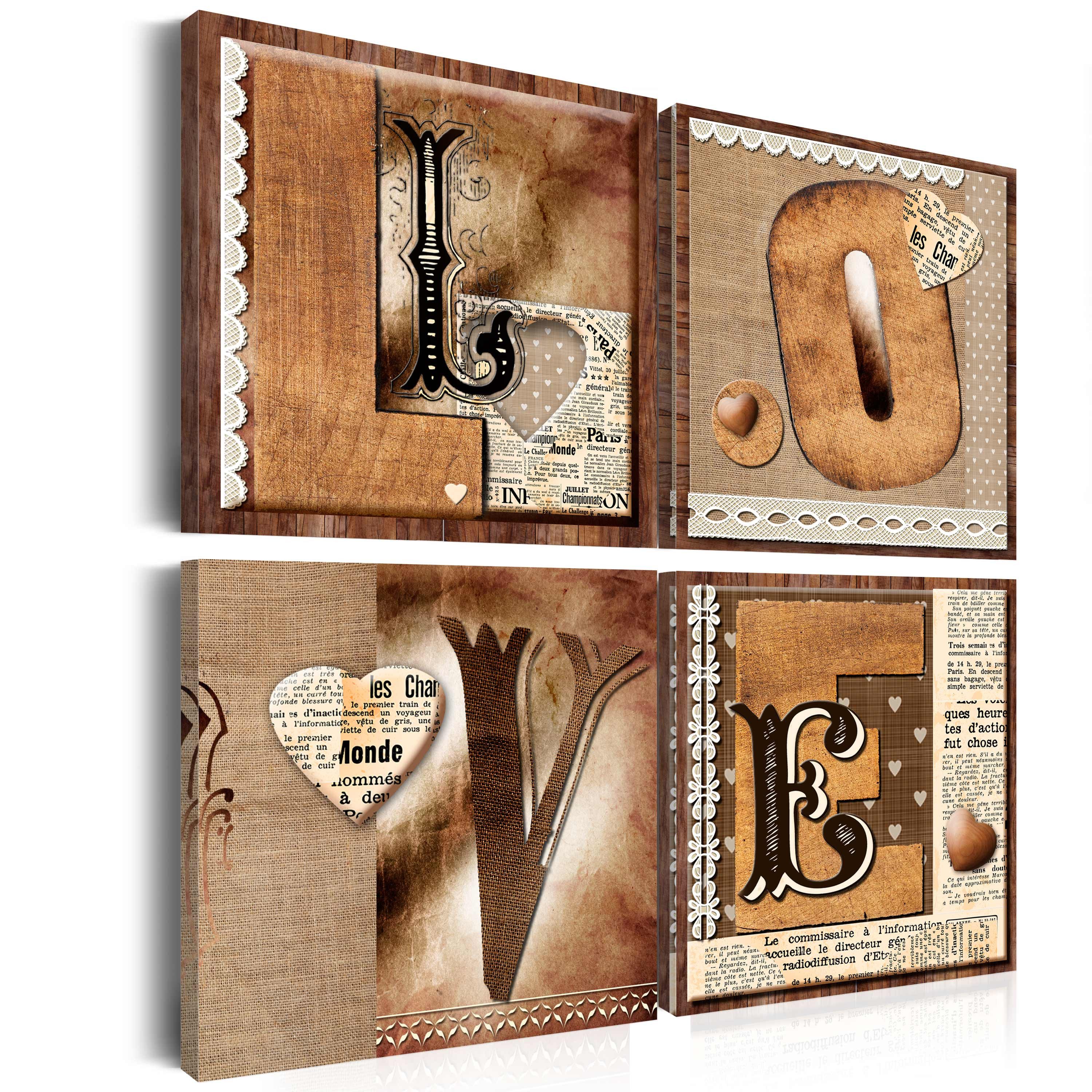 Artgeist Wandbild Das Buch der Liebe