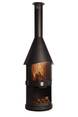 Grillkamin Firestar DN 700 Swing, Inkl. Grillrost und Fettschutzpfanne, Qualität direkt vom Hersteller, Made in Germany