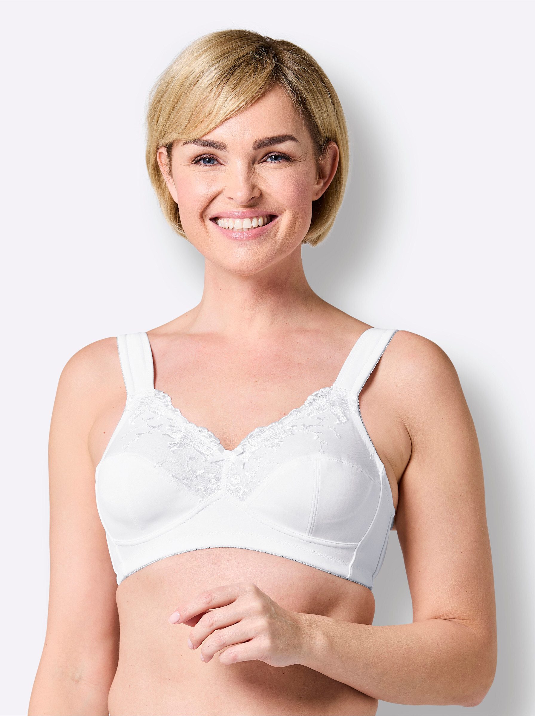 Susa Bügelloser BH Komfort-BH ohne Bügel