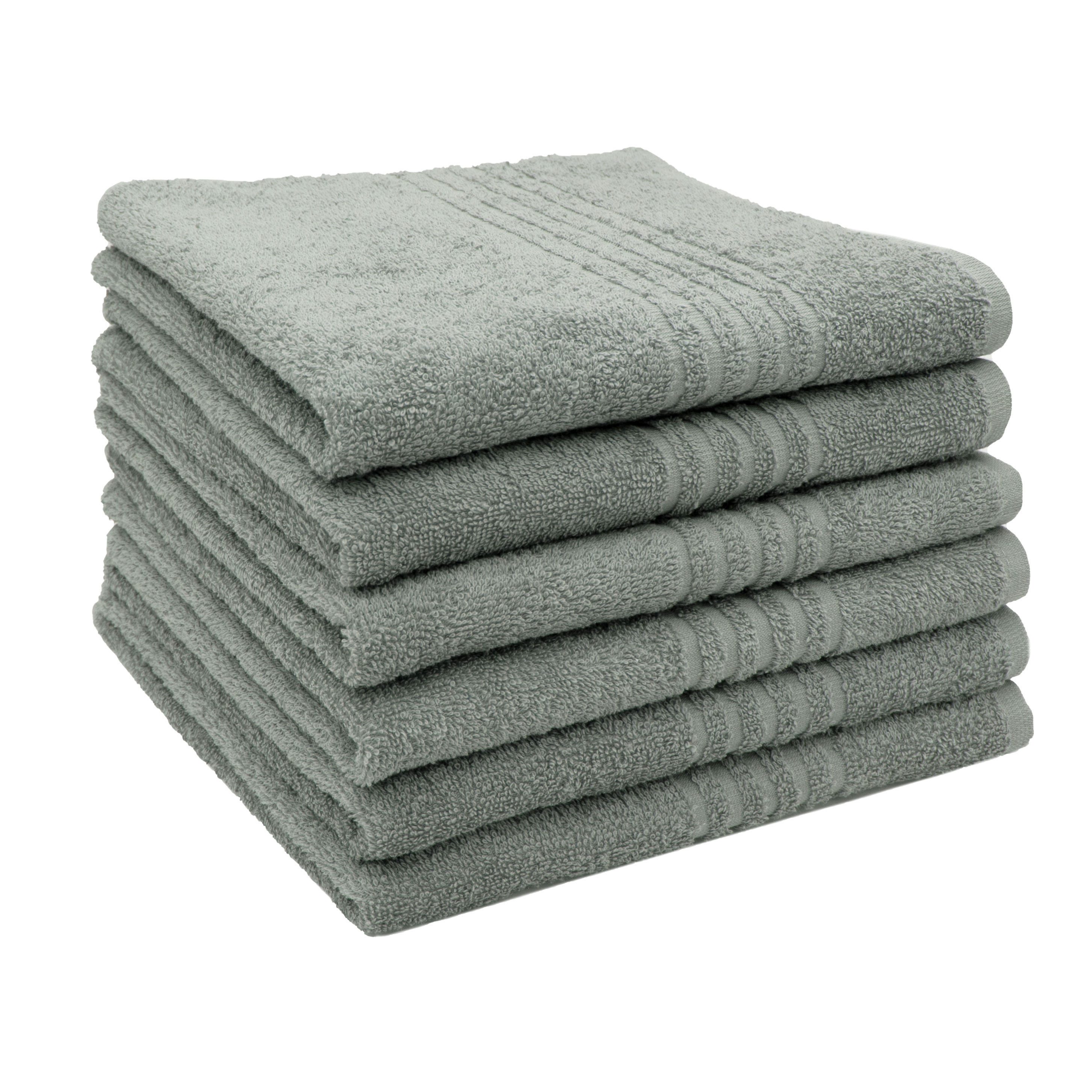 ZOLLNER Handtücher, Walkfrottier (6-St), 50 x 70 cm, 100% Baumwolle, vom Ho günstig online kaufen