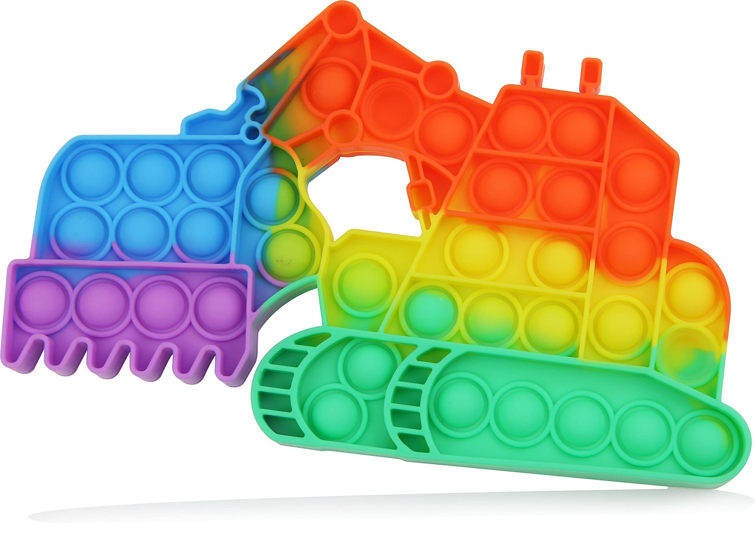 Frentree Lernspielzeug Push Pop Anti-Stress, Spielzeug, Fidget Toy für Kinder und Erwachsene Eis, Kreis Pop It