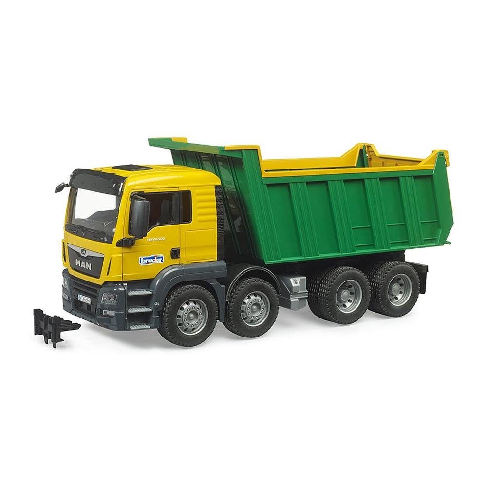 Bruder® Spielzeug-LKW 03766 MAN TGS Kipp-LKW, mit kippbare Mulde, Gelb / Gr günstig online kaufen