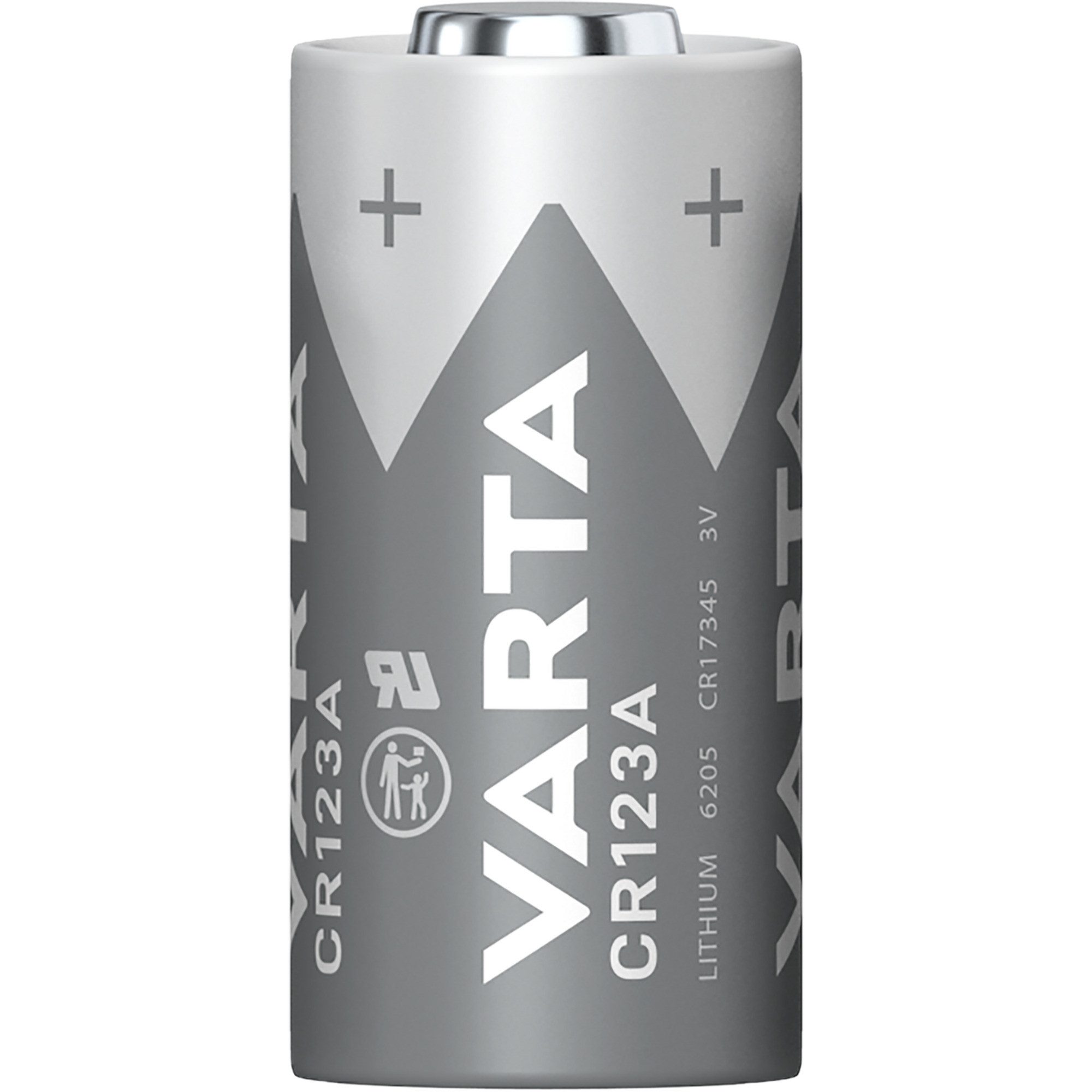 VARTA VARTA Lithium Cylindrical Batterie CR123A 3V, Akku