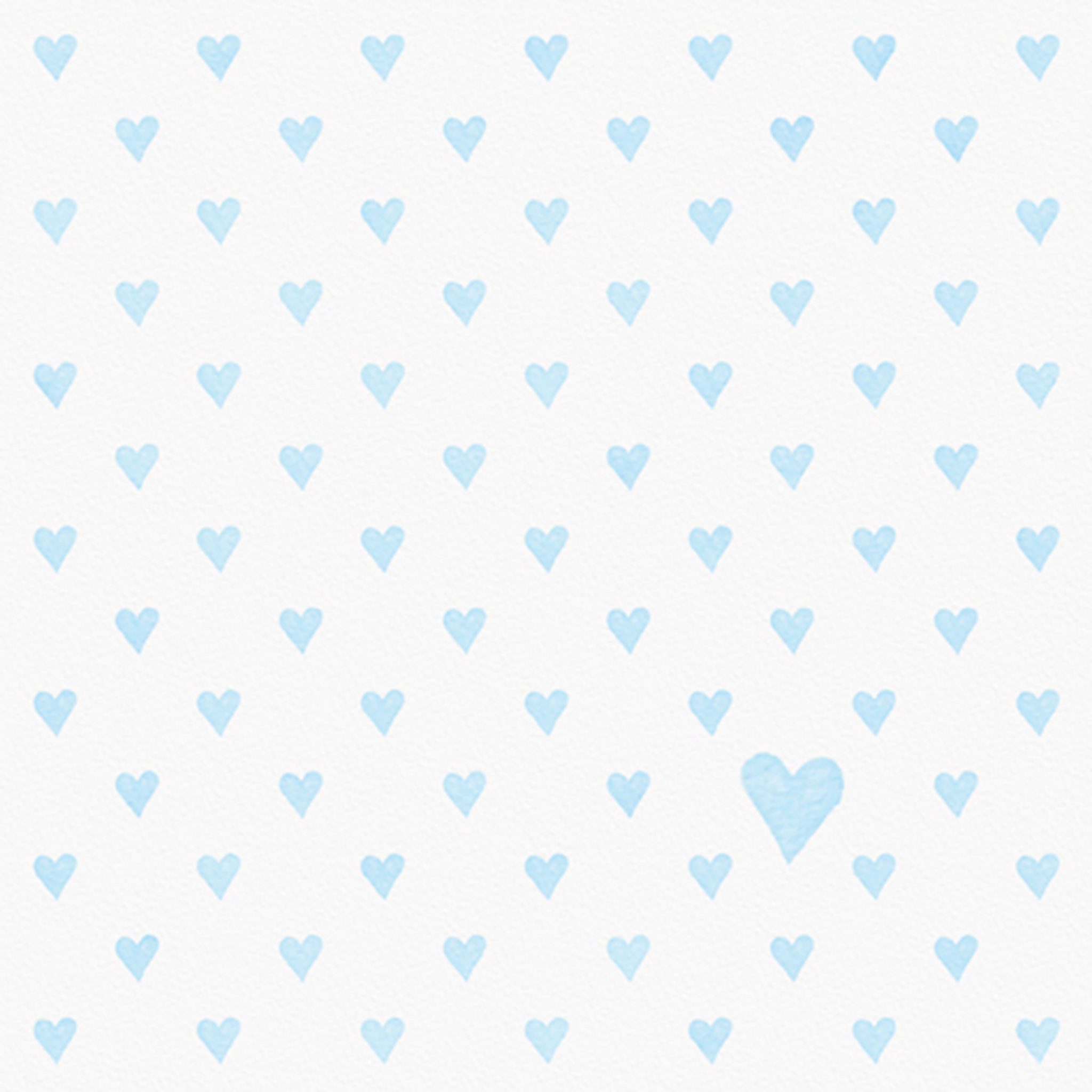 ti-flair Papierserviette, Servietten Papier 33x33cm 3-lagig Herzen Motiv 20 Stück Weiß / Blau