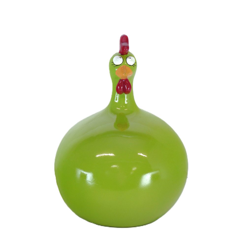 AFG Tierfigur Großes Huhn in grün für Haus & Garten (1 St)