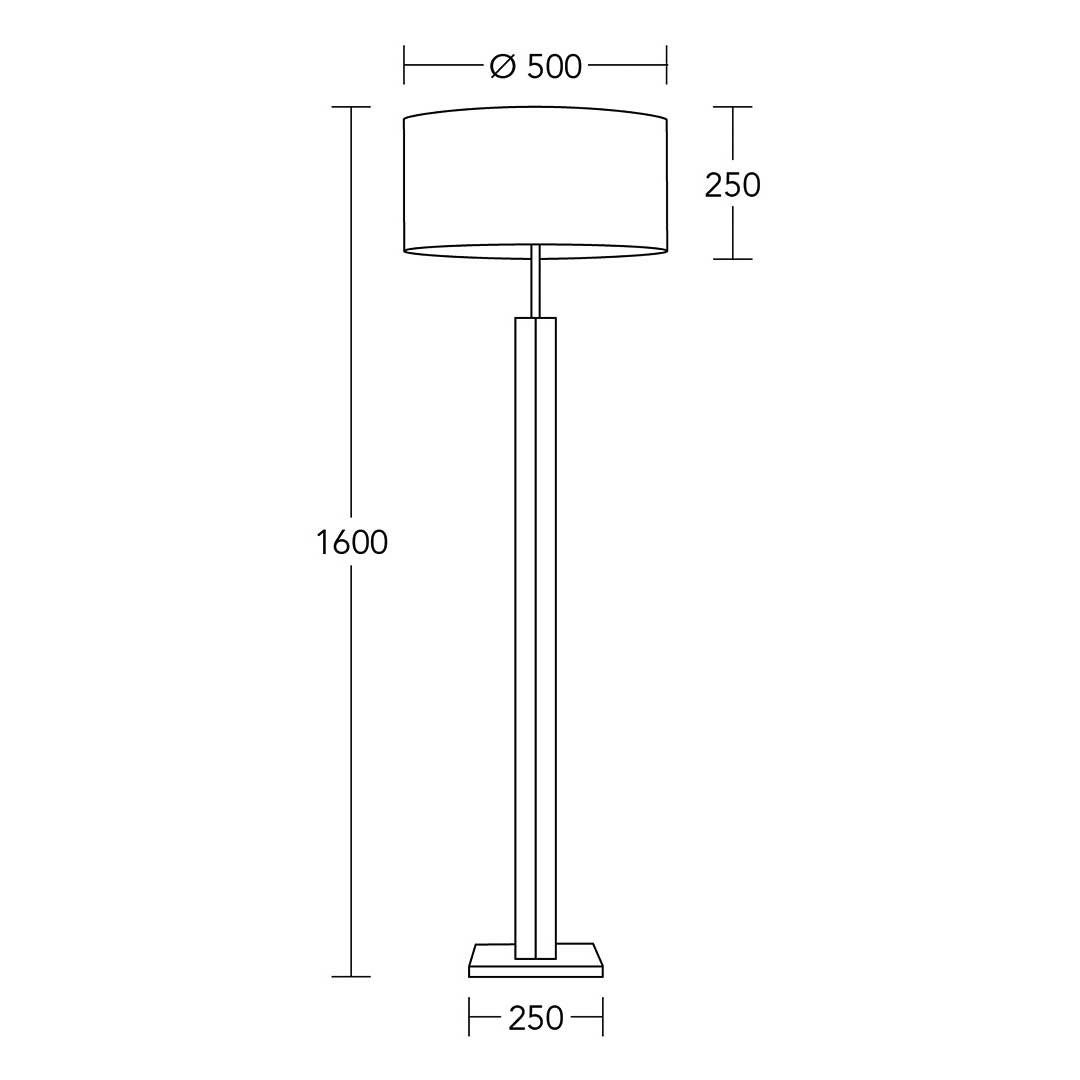 HerzBlut LED Stehlampe Dana, E27
