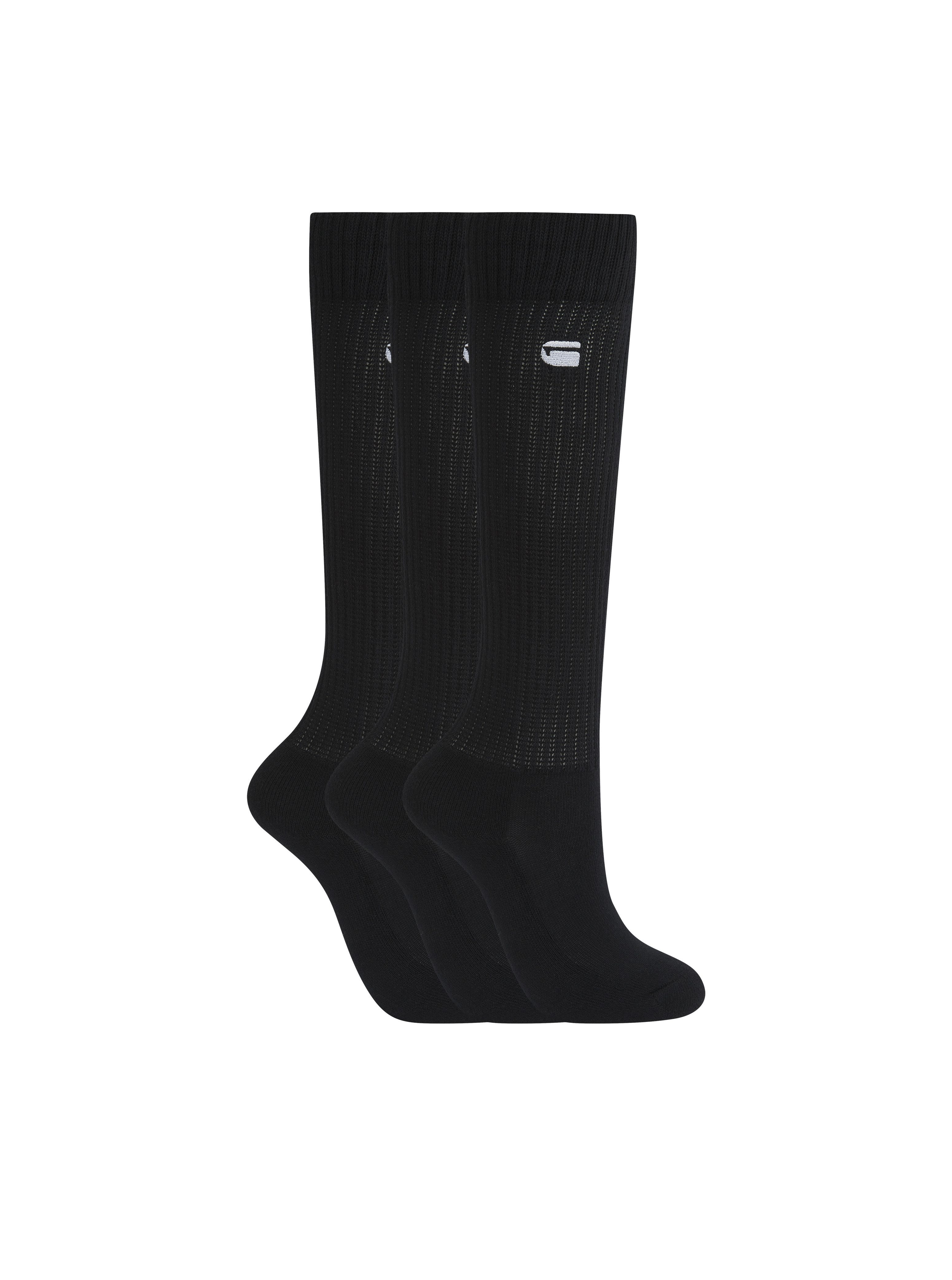 G-STAR Langsocken MYSTIC, SLOUCHY SOCKS (Packung, 3-Paar) mit Logostickerei