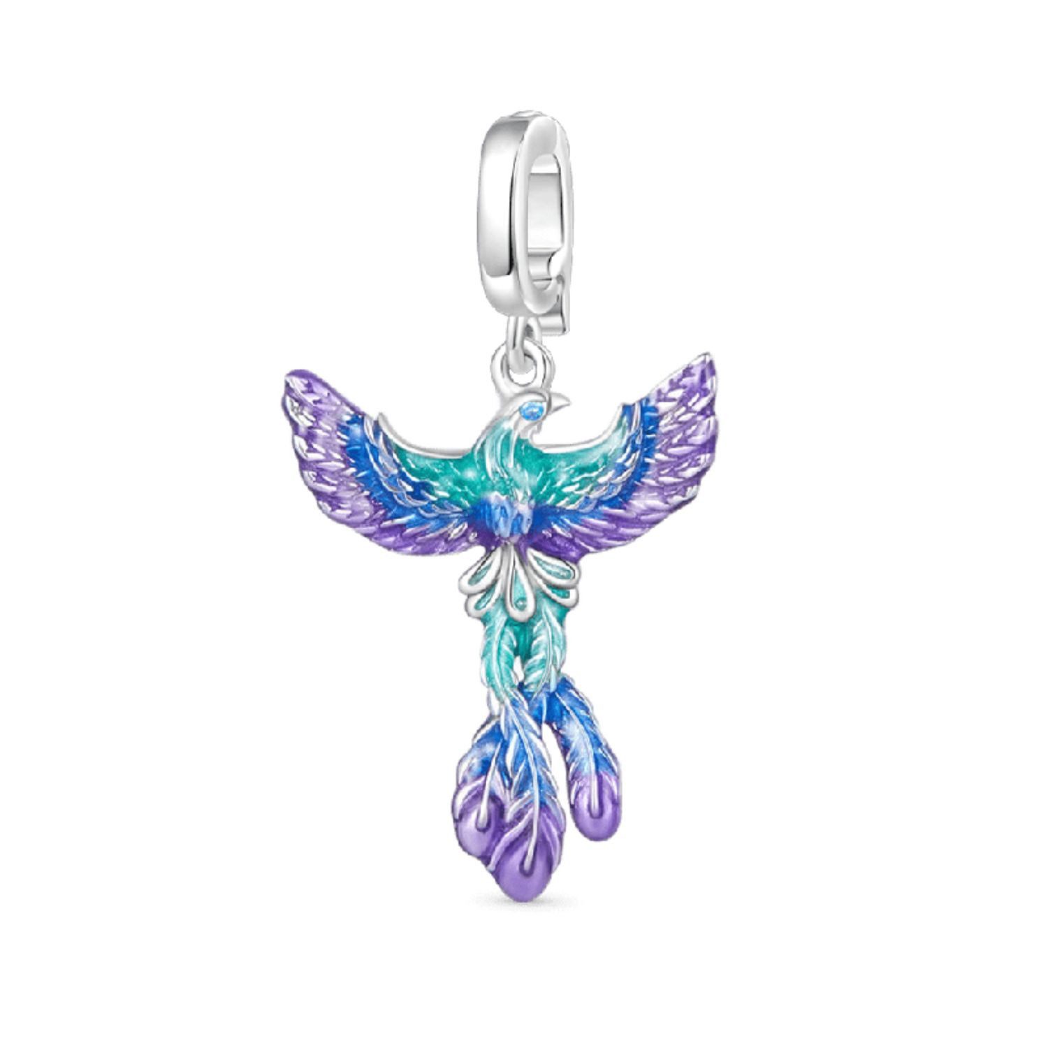 Bead Gnoce Charm Anhänger Phoenix IMC029 Silber