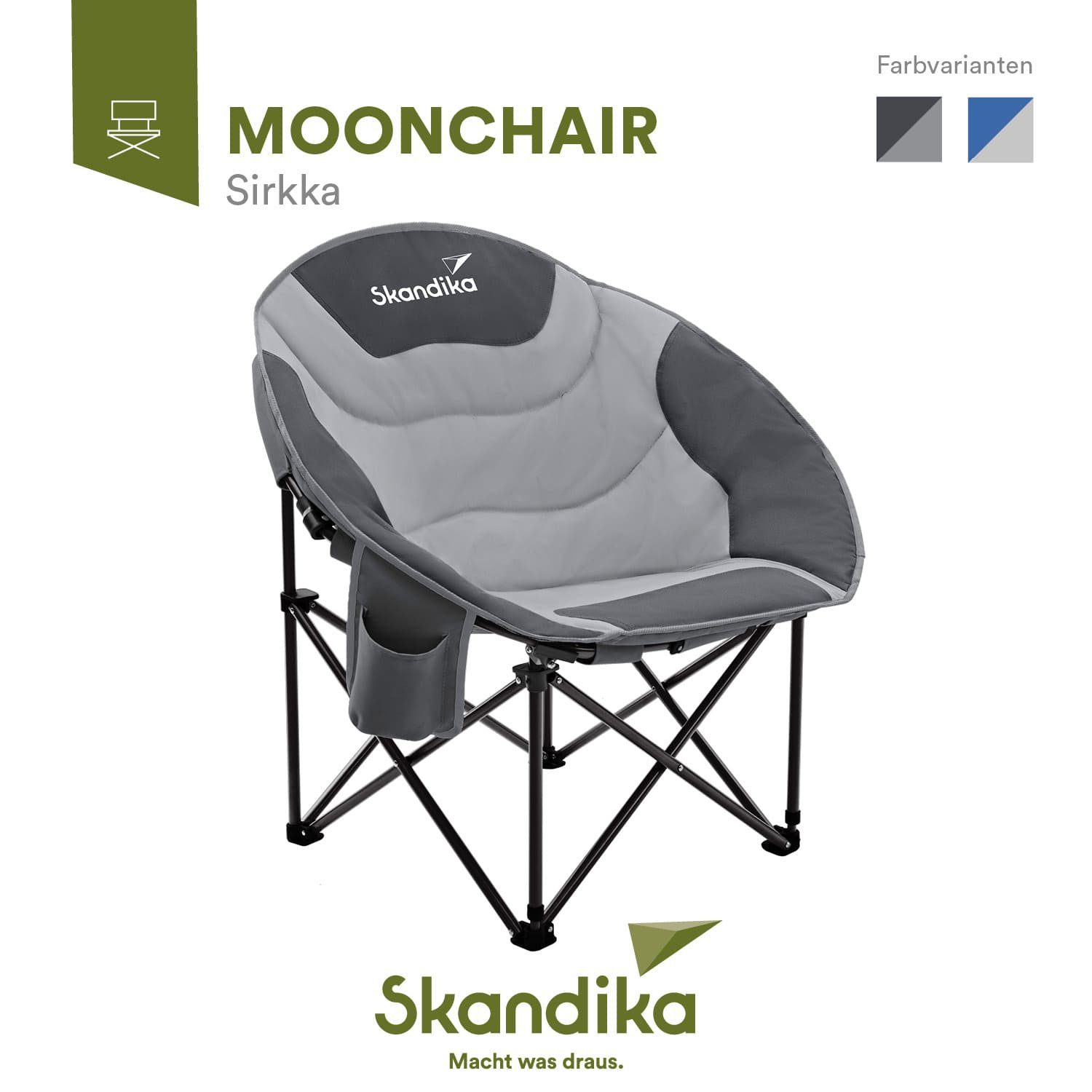 Skandika Campingstuhl Moonchair Sirkka Gartenstuhl, Faltsessel günstig online kaufen