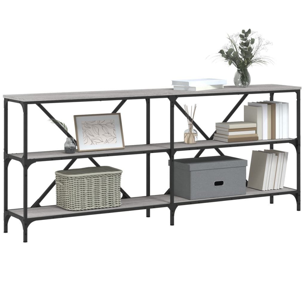 vidaXL Beistelltisch Konsolentisch Grau Sonoma 180x30x75 günstig online kaufen