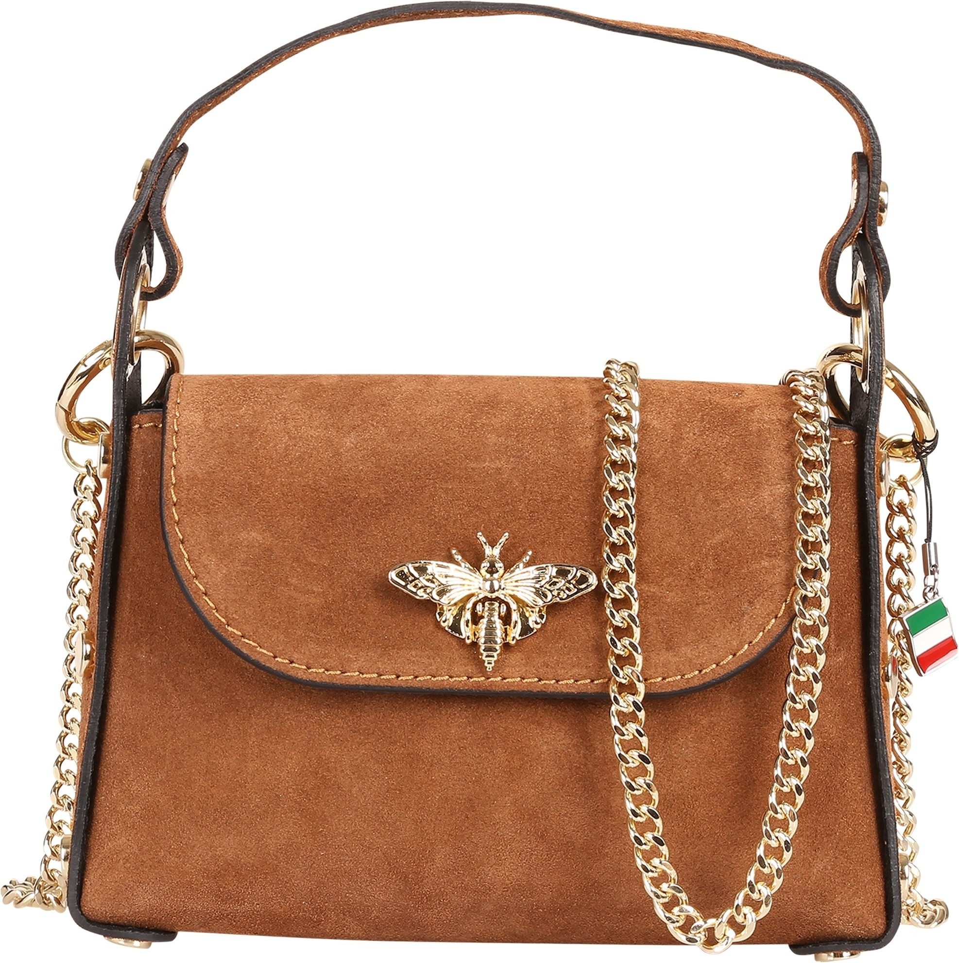 FLORENCE Umhängetasche Florence Biene Damen Handtasche Wildleder (Umhängeta günstig online kaufen