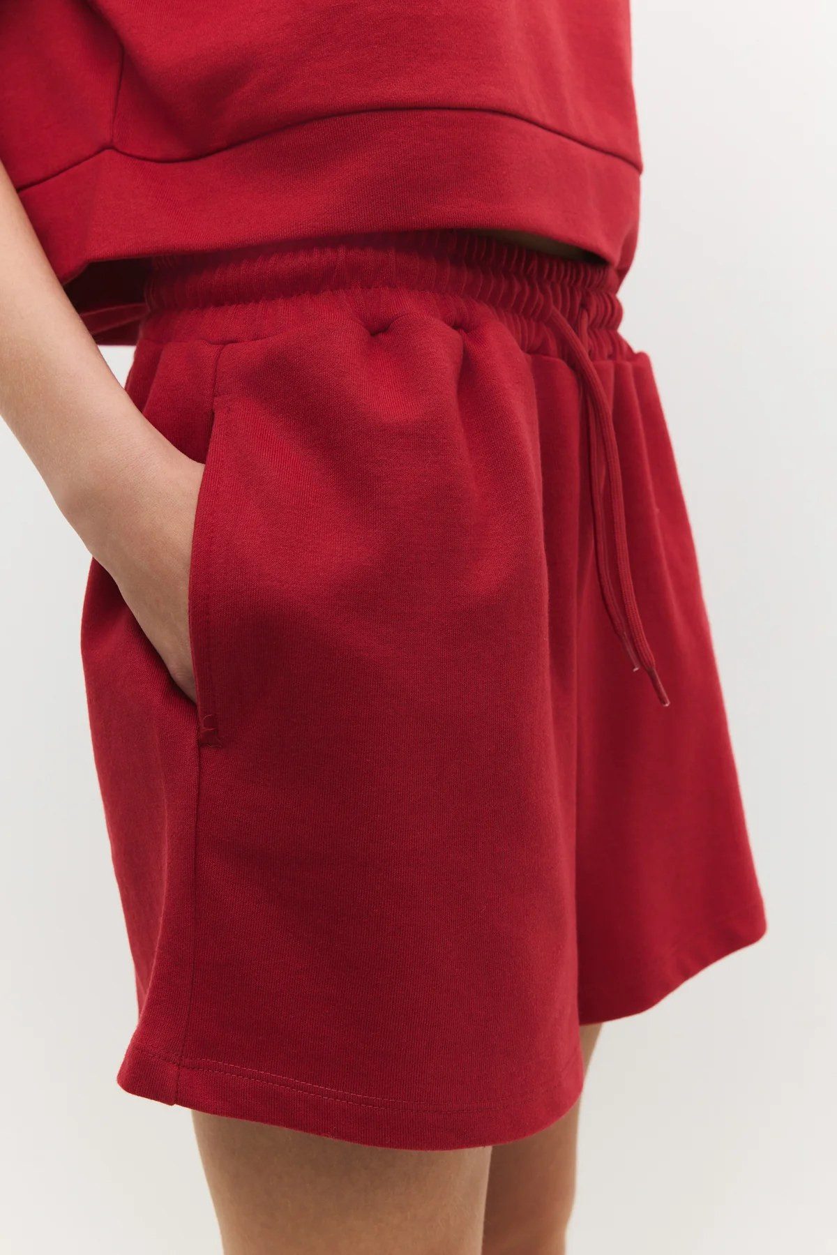 Shorts Shorts mit Taschen und elastischem Bund