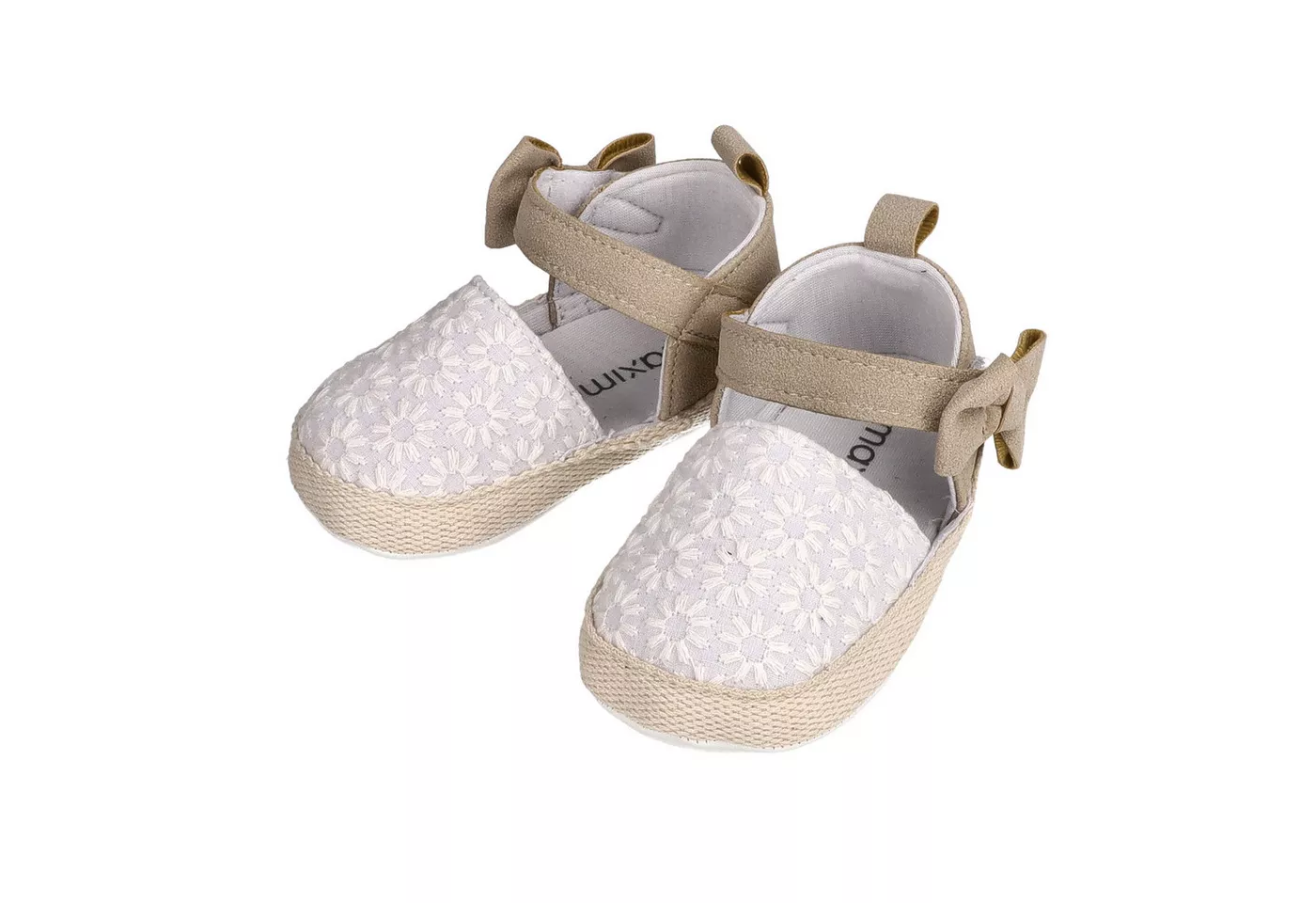 Maximo Ballerina, Gänseblümchen Anti-Rutsch-Sohle TPR,l Futter Krabbelschuh