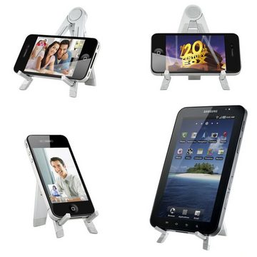 Bolwins N17C Bolwins Tablet Ständer Standhalter Halter Klappbar passend für GalaxyTab HTC Flyer Smartphone Handy-Halterung