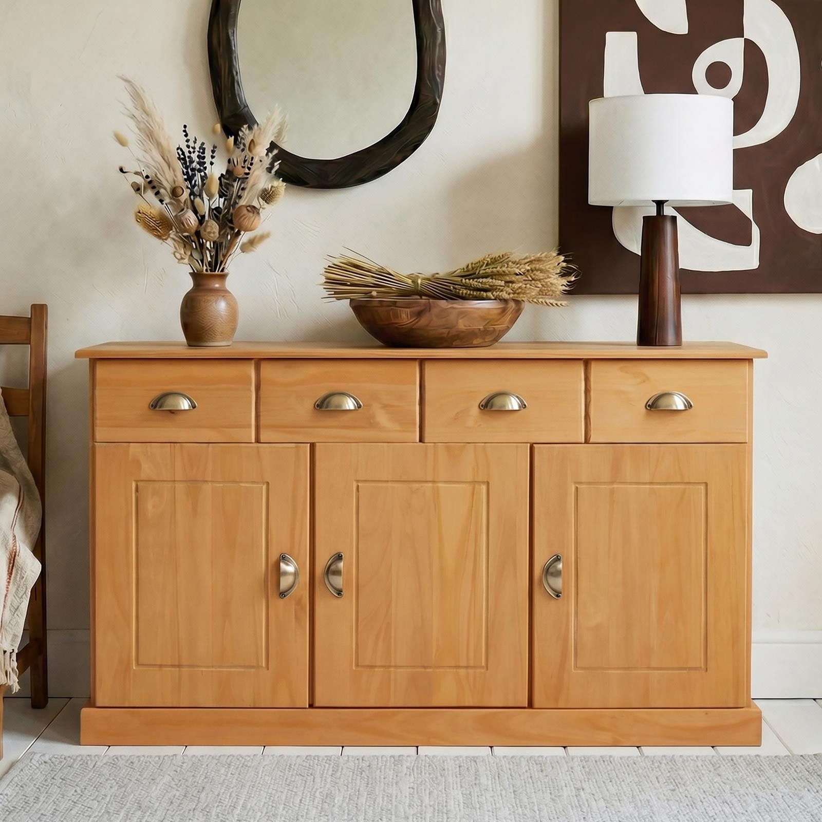 IDIMEX Sideboard PARIS, Sideboard Kommode Apothekerschrank Apothekerkommode Sideboard 2 Schubl