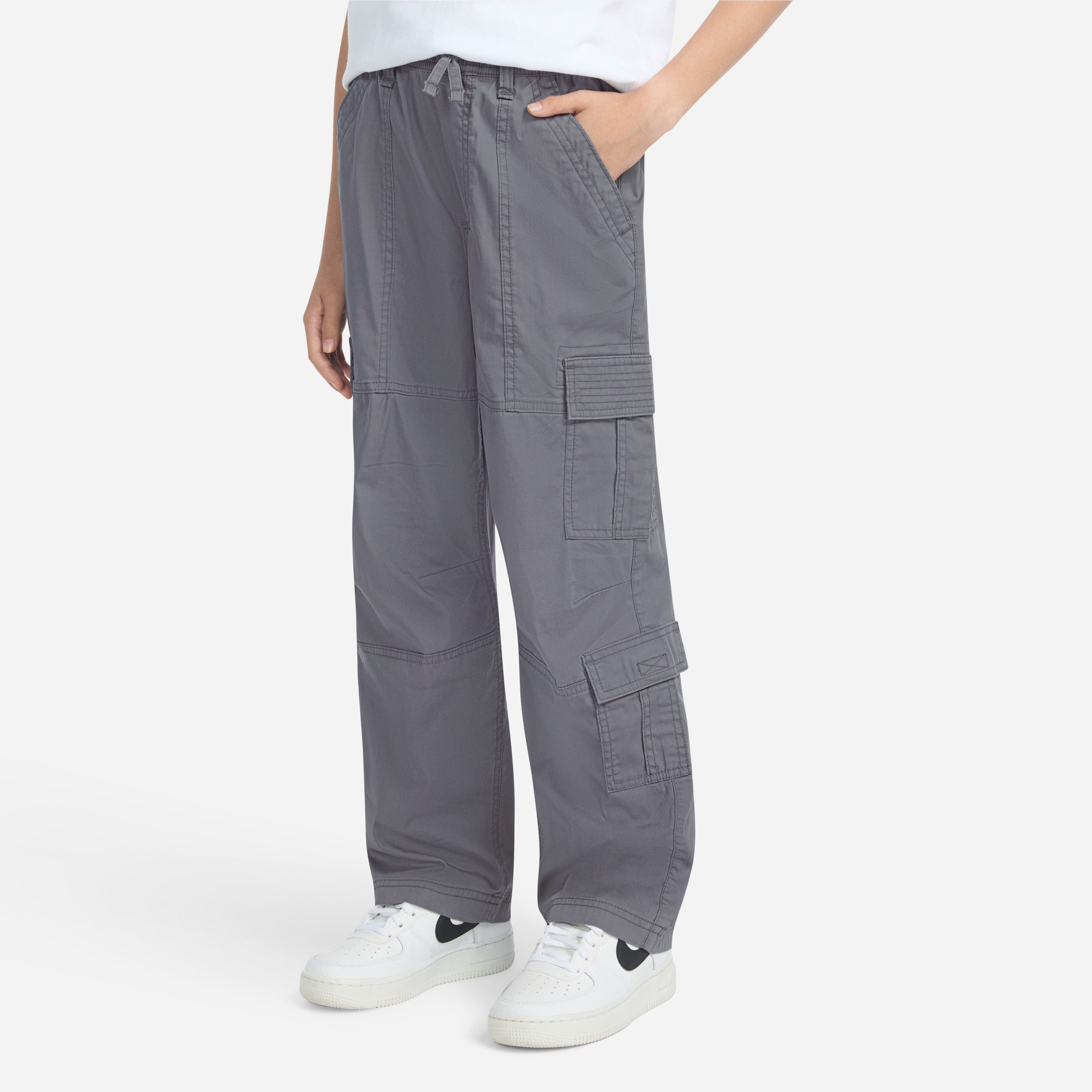 Abercrombie Kids Cargohose BAGGY CARGO PANT mit elastischem Bund