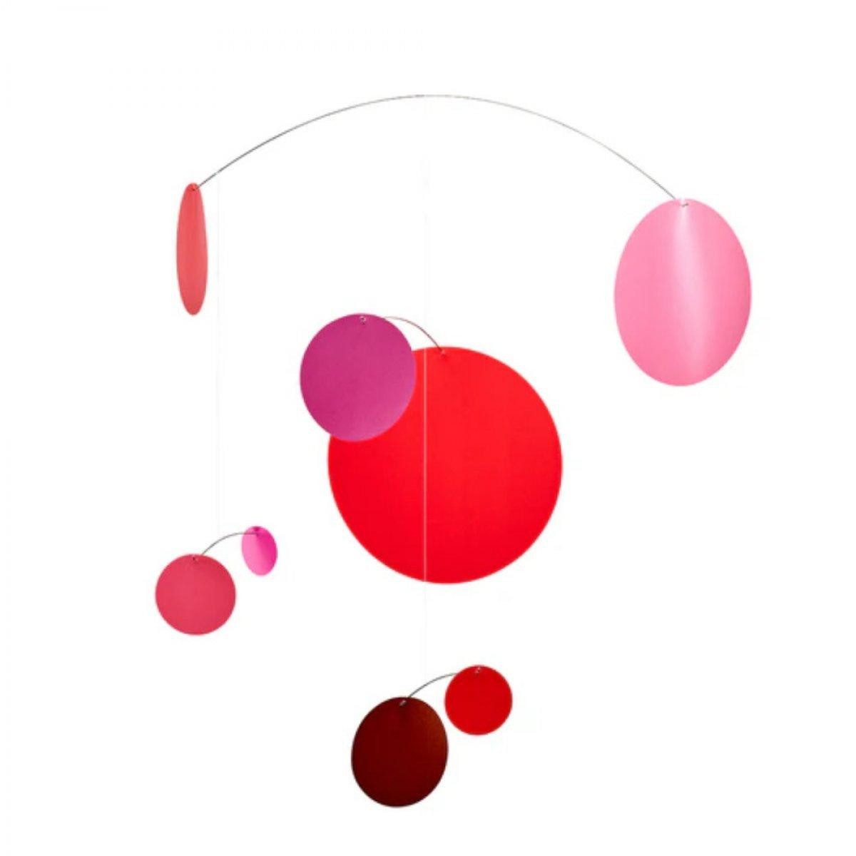 Flensted Mobiles Mobile Mobile Confetti Red