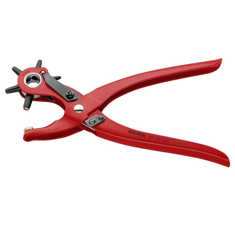 Thumbnail - Knipex Lochzange Knipex 90 70 220 Revolverlochzange 2 mm, 2.5 mm, 3 mm, 3.5 mm, 4 mm