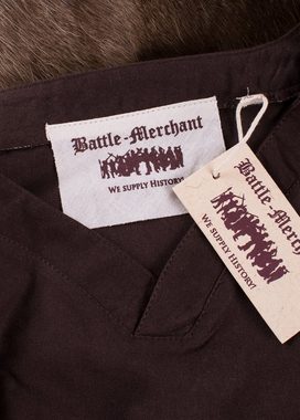 Battle Merchant Ritter-Kostüm Höllenfensterkleid, Bliaut Amal, braun, Gr. XXL