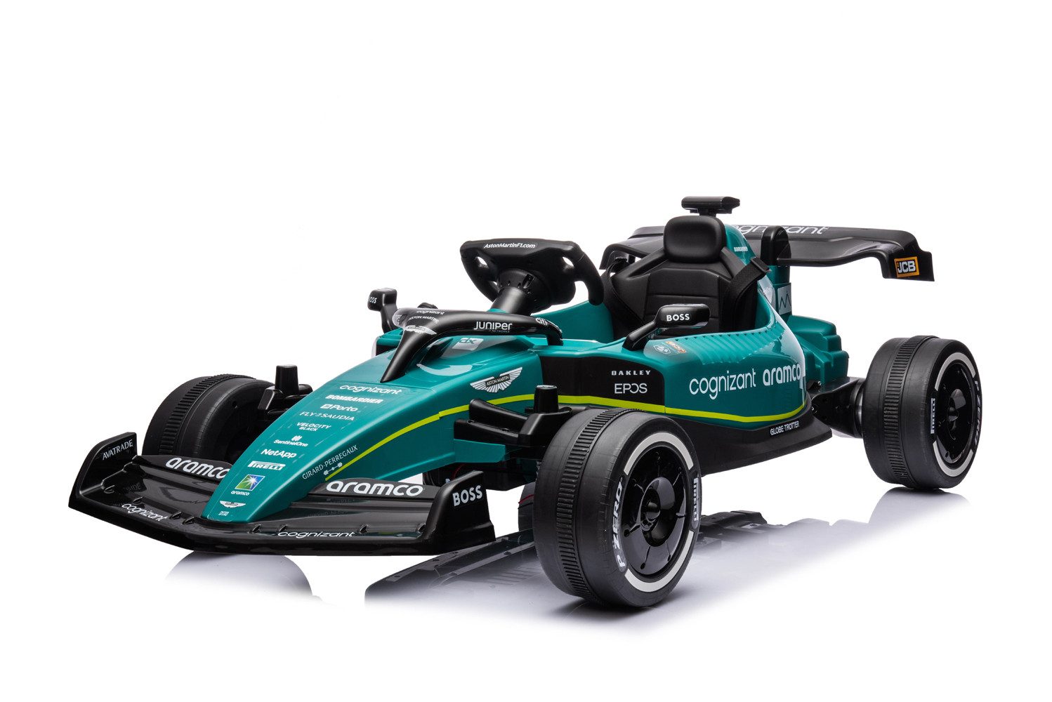 Smarty Elektro-Kinderauto Elektro Kinderauto Aston Martin Aramco Cognizant Formel 1 mit Lizenz