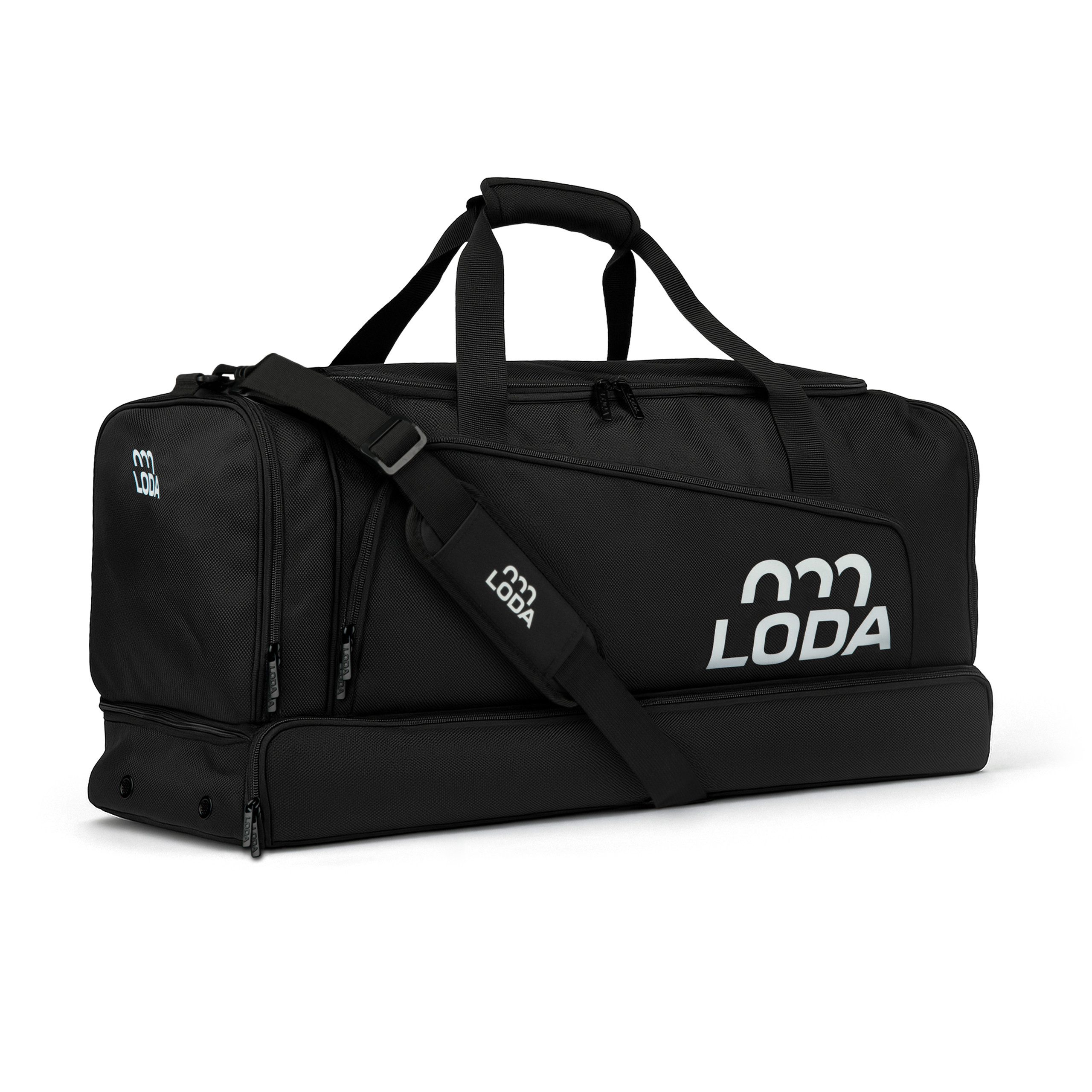 LODA sports Sporttasche team 68L - Trainingstasche mit Rucksackfunktion & Schuhfach, 65 cm (L) x 30cm (B) x 35cm (H), 68 Liter Volumen