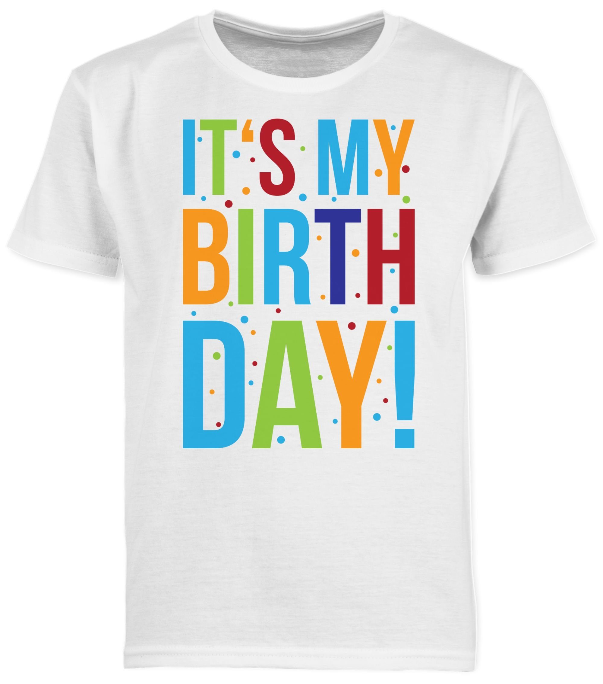T-Shirt my Shirtracer It's 1 Weiß Birthday! Kinder Geschenk Geburtstag