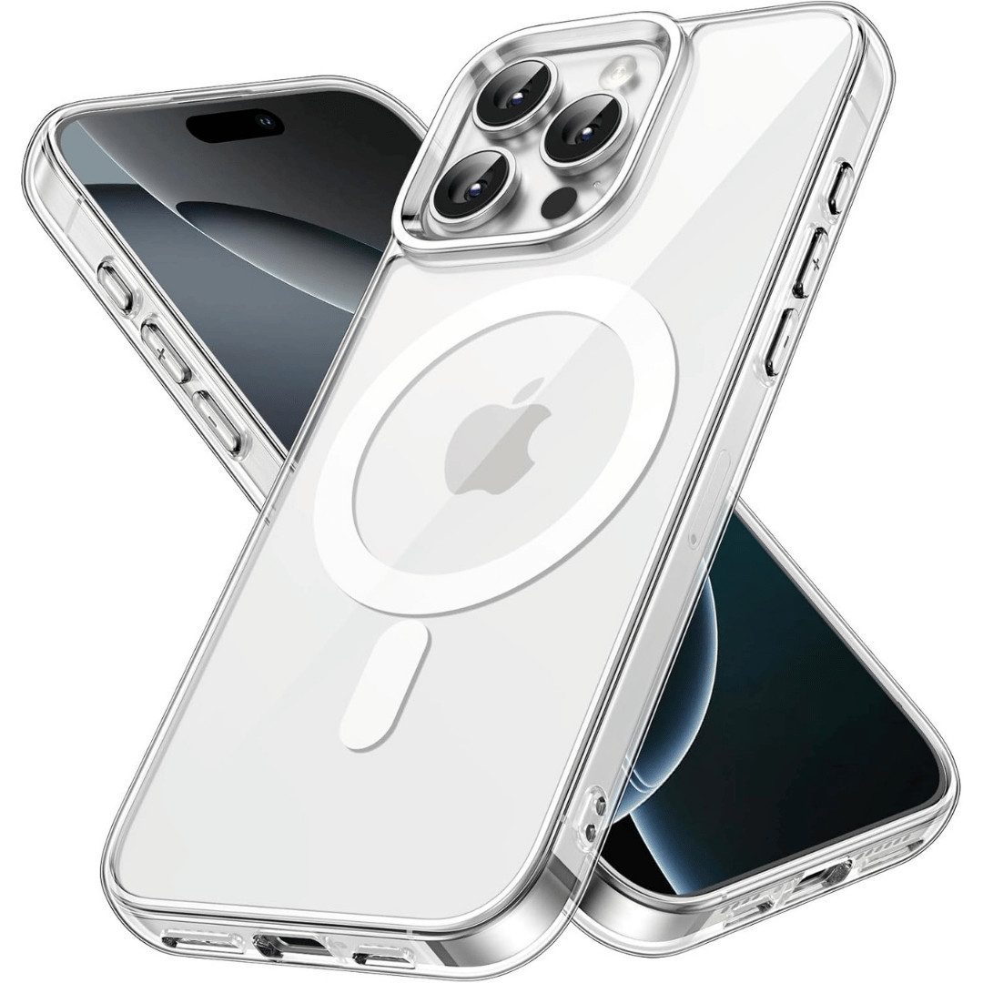 SmartUP Smartphone-Hülle für Iphone 16 Pro Max Plus Magsafe Schutz Tasche Bumper Cover Case, Magnetring