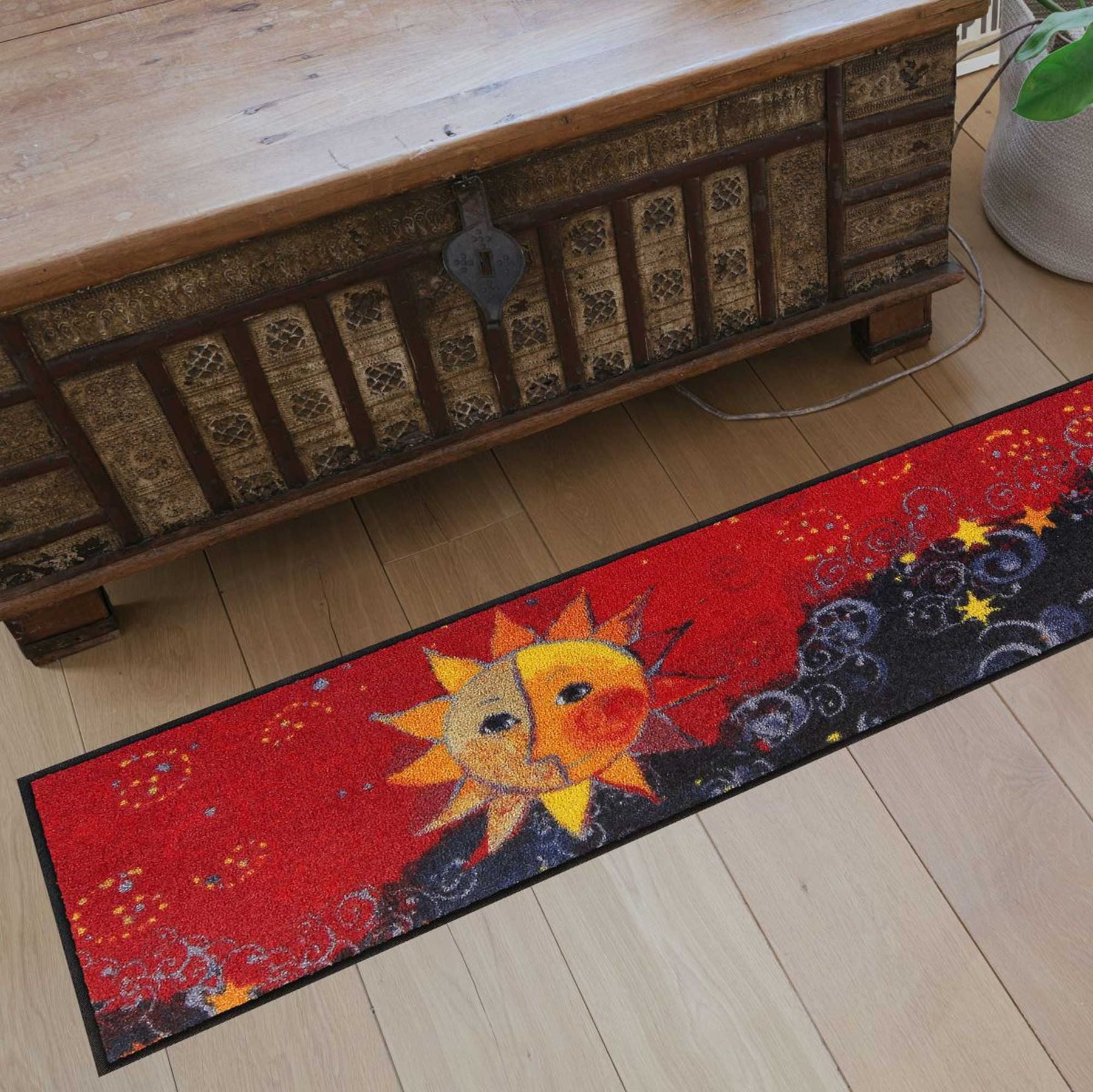 Salonloewe Fußmatte Läufer 35x120 Rosina Wachtmeister Sole Nuovo rot, Läufer mittel, Höhe: 350 mm