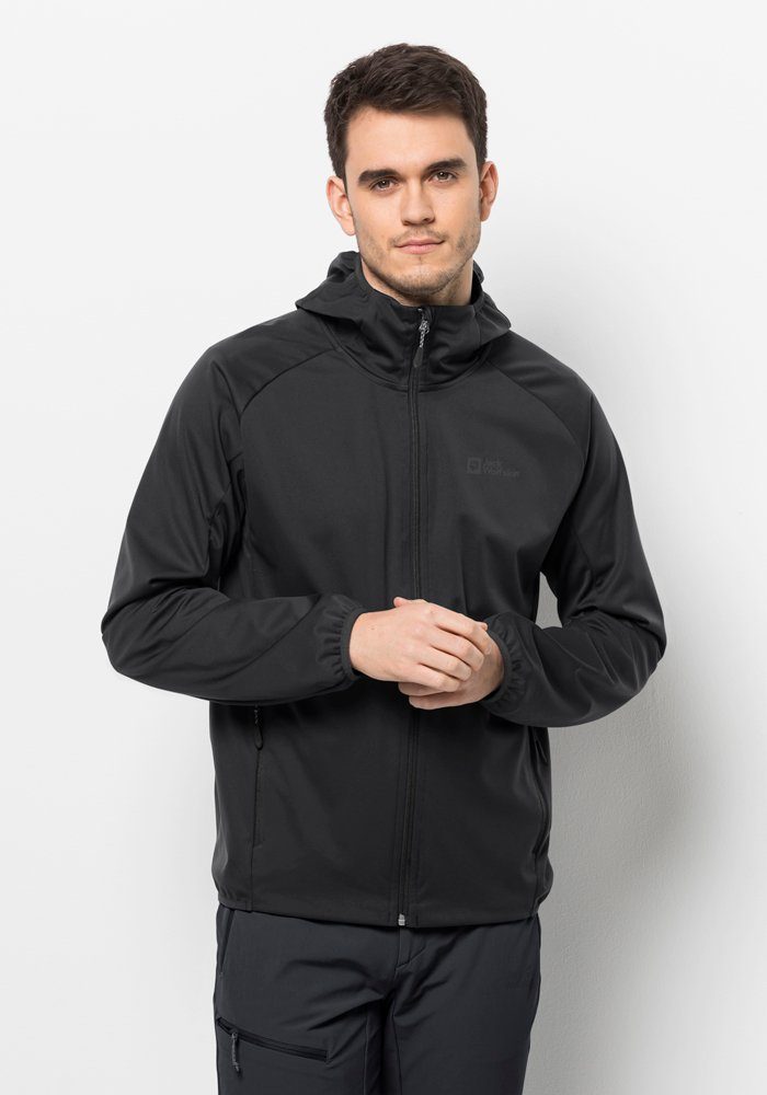 Jack Wolfskin Softshelljacke FELDBERG HOODY M black