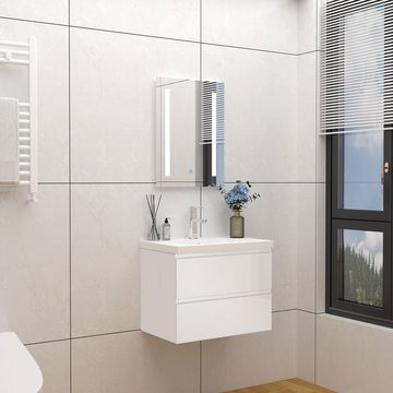 duschspa Waschtisch Waschbecken mit Unterschrank 50 cm