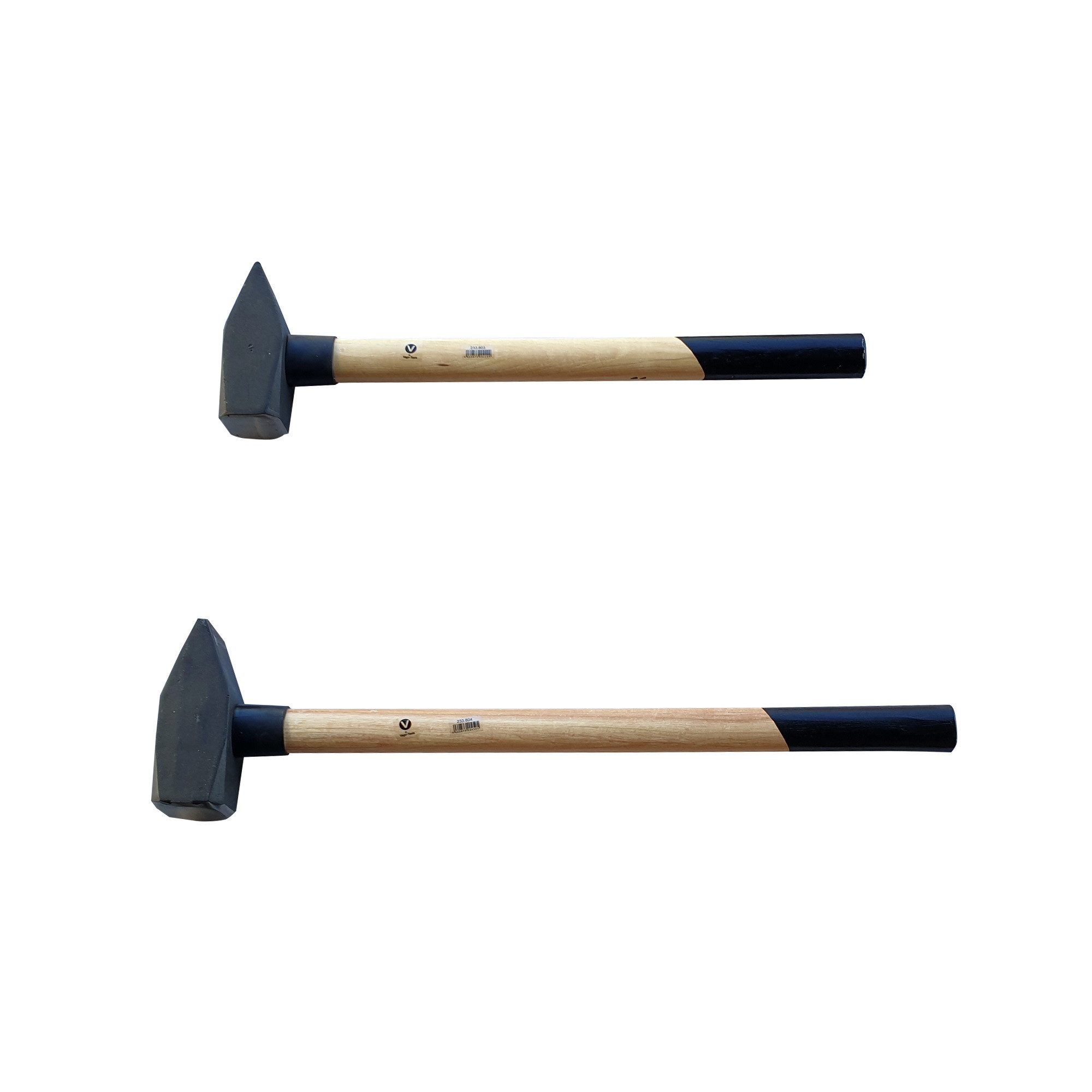 VaGo-Tools Hammer Schlosserhammer Werkstatthammer 3/4kg Set 2 tlg