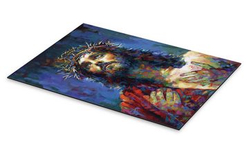 Posterlounge Alu-Dibond-Druck Leon Devenice, Jesus Christus I, Illustration