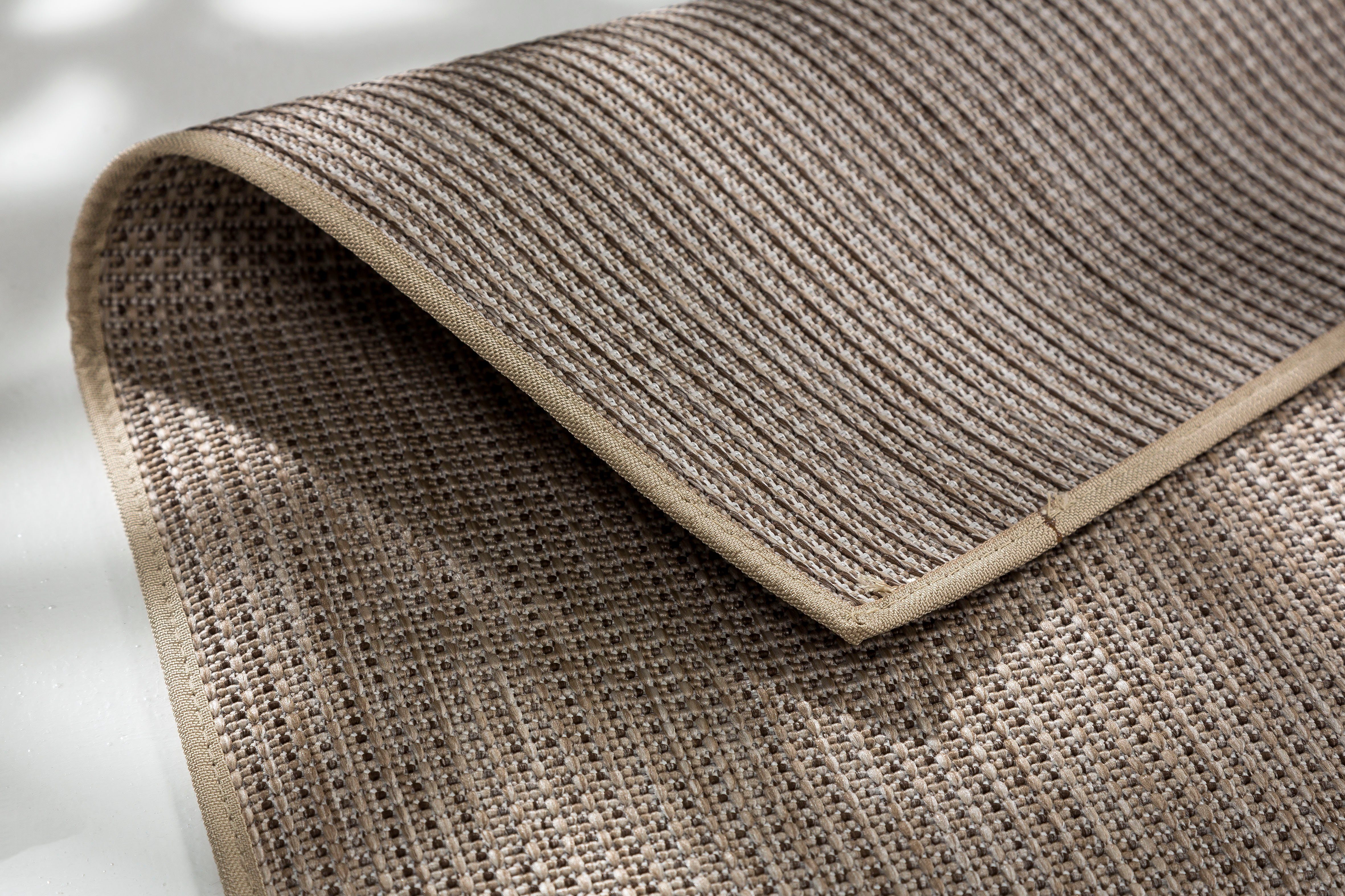 SCHÖNER WOHNEN-Kollektion Teppich Parkland 6351 220, rechteckig, Höhe: 5 mm, In- und Outdoor geeignet, eleganter Flachflorteppich