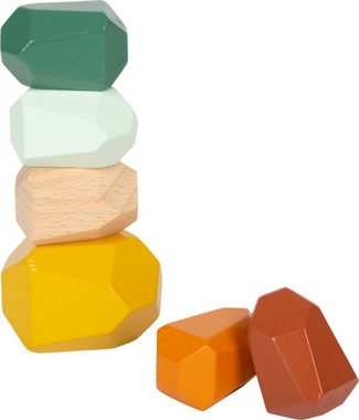 Small Foot Spielbausteine Balanciersteine aus Holz „Safari“, (Set, 1 St., 1), unterschiedliche Größen mit Ecken und ungleichen Seiten