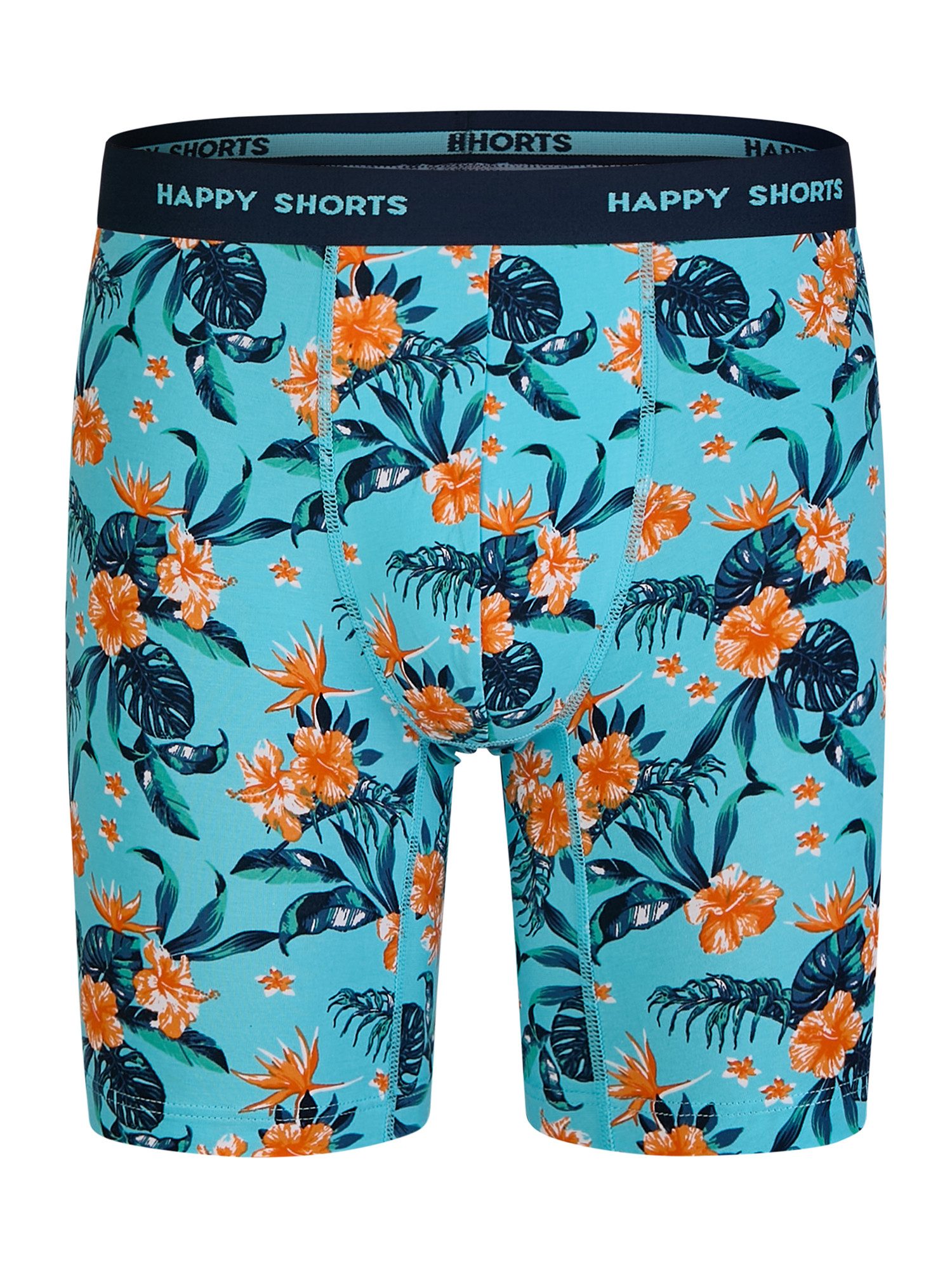 HAPPY SHORTS Langer Boxer Jersey Boxer Briefs (2-St) langer Beinabschluss L günstig online kaufen