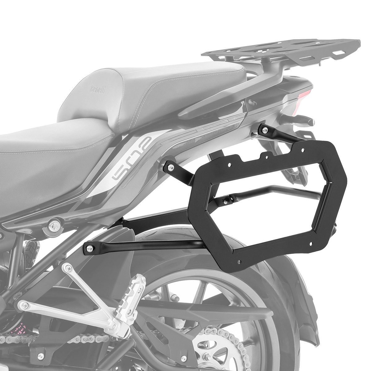 Bagtecs Koffer Kofferträger für Benelli TRK 502 16-25 für Koffer und Satteltaschen