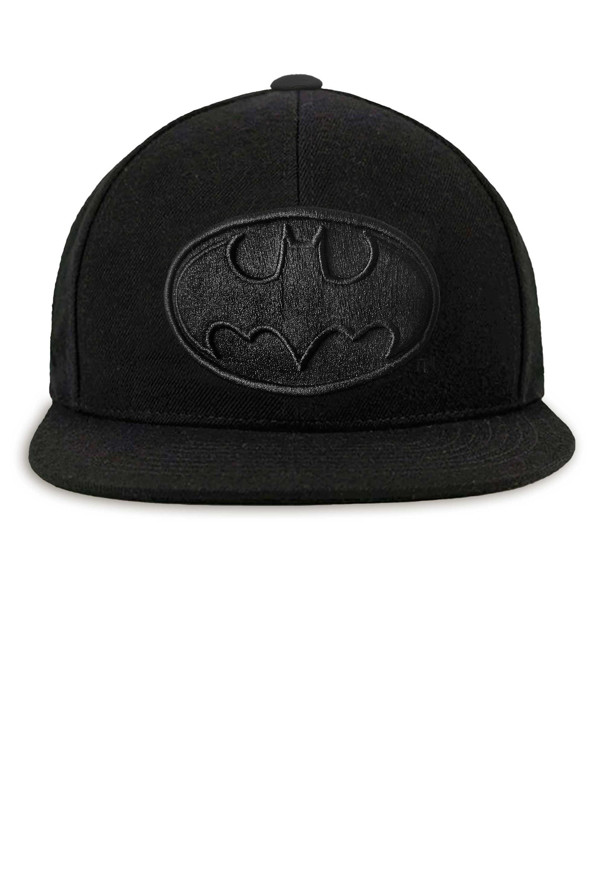 LOGOSHIRT Baseball Cap DC Batman Logo mit 3D-Relief-Effekt-Stickerei