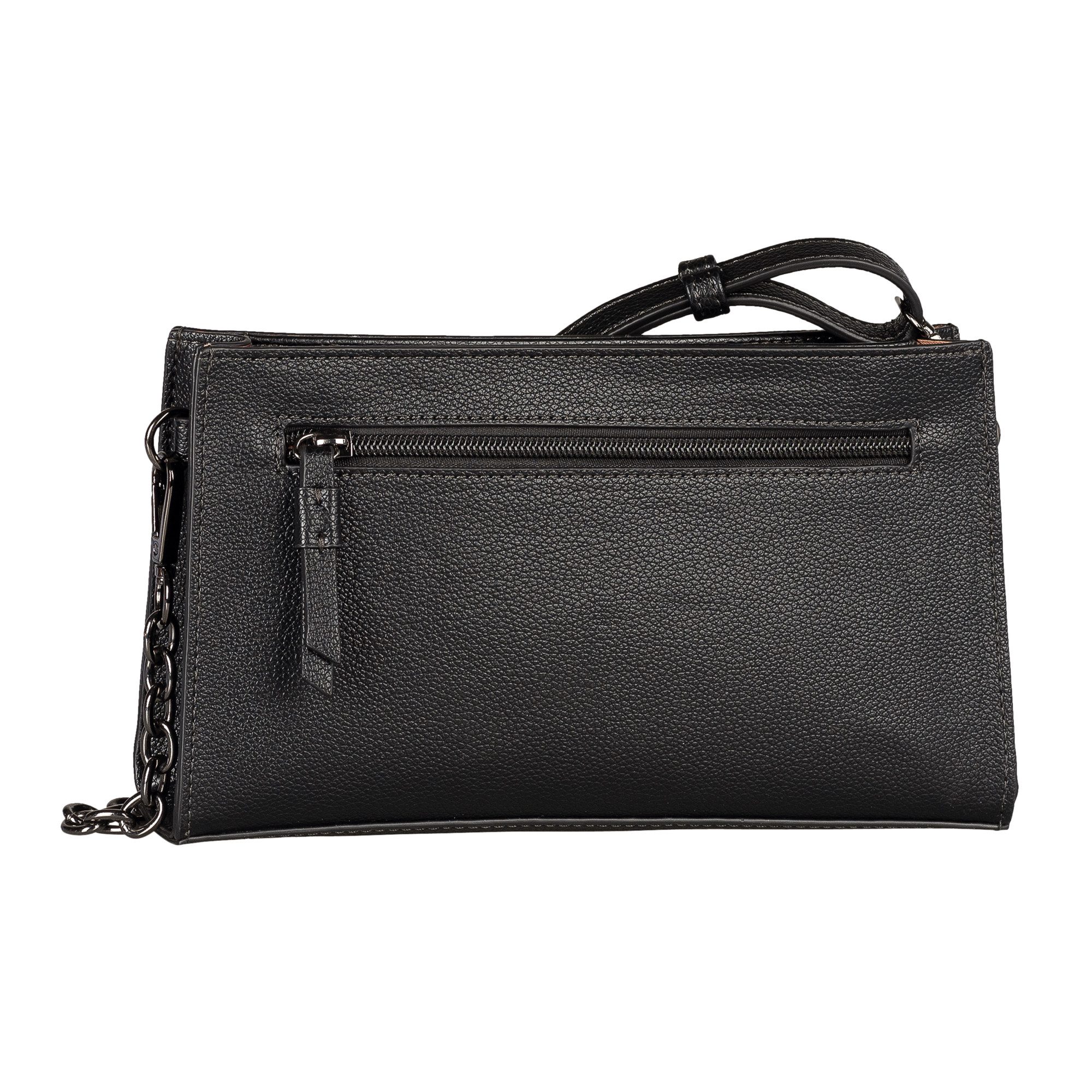 TOM TAILOR Denim Umhängetasche Lennon, Damen Schultertasche, Handtasche mit abnehmbarer Metallkette