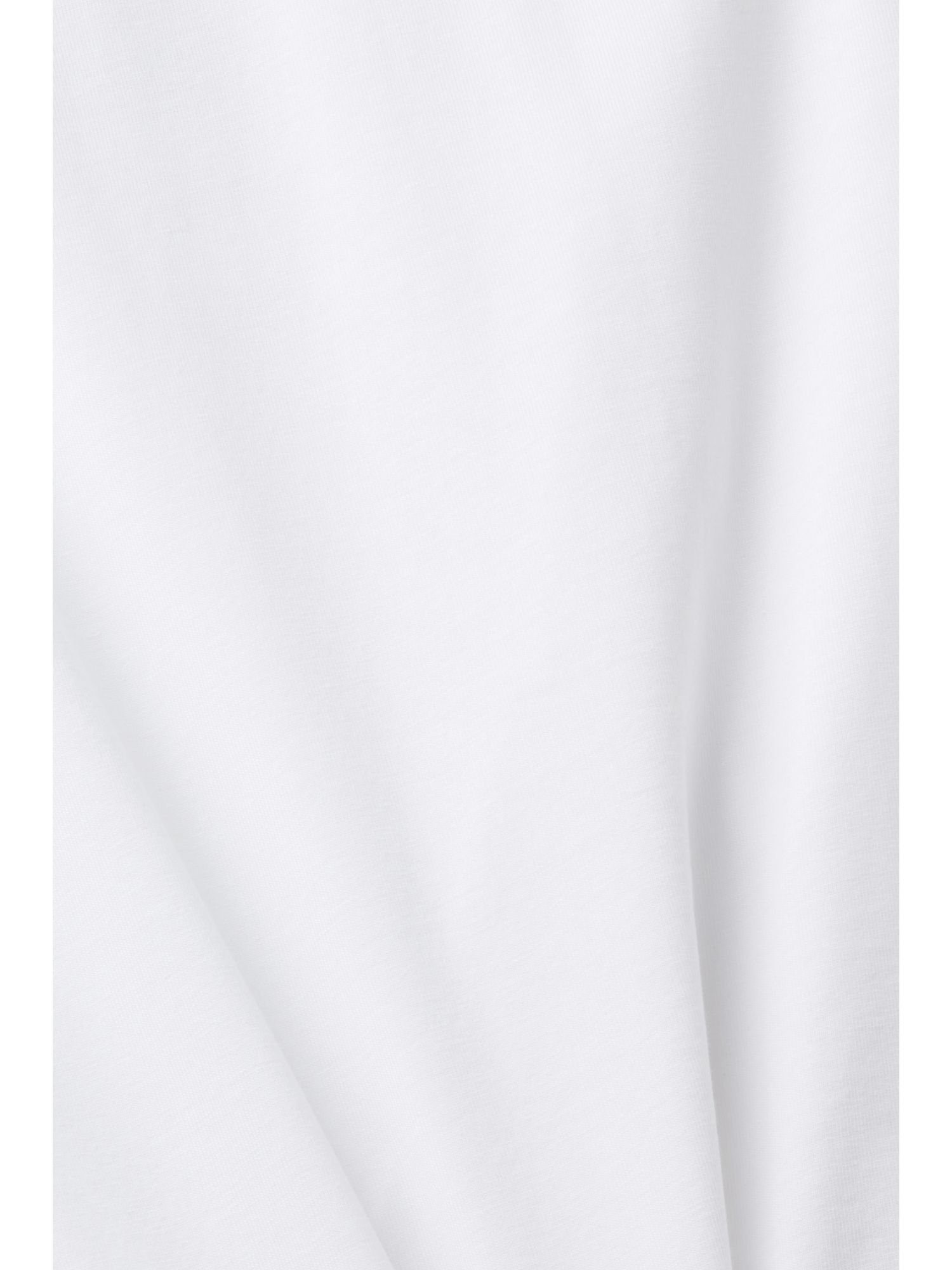 Esprit Collection T-Shirt Applikation WHITE mit NEW Jersey-T-Shirt (1-tlg)