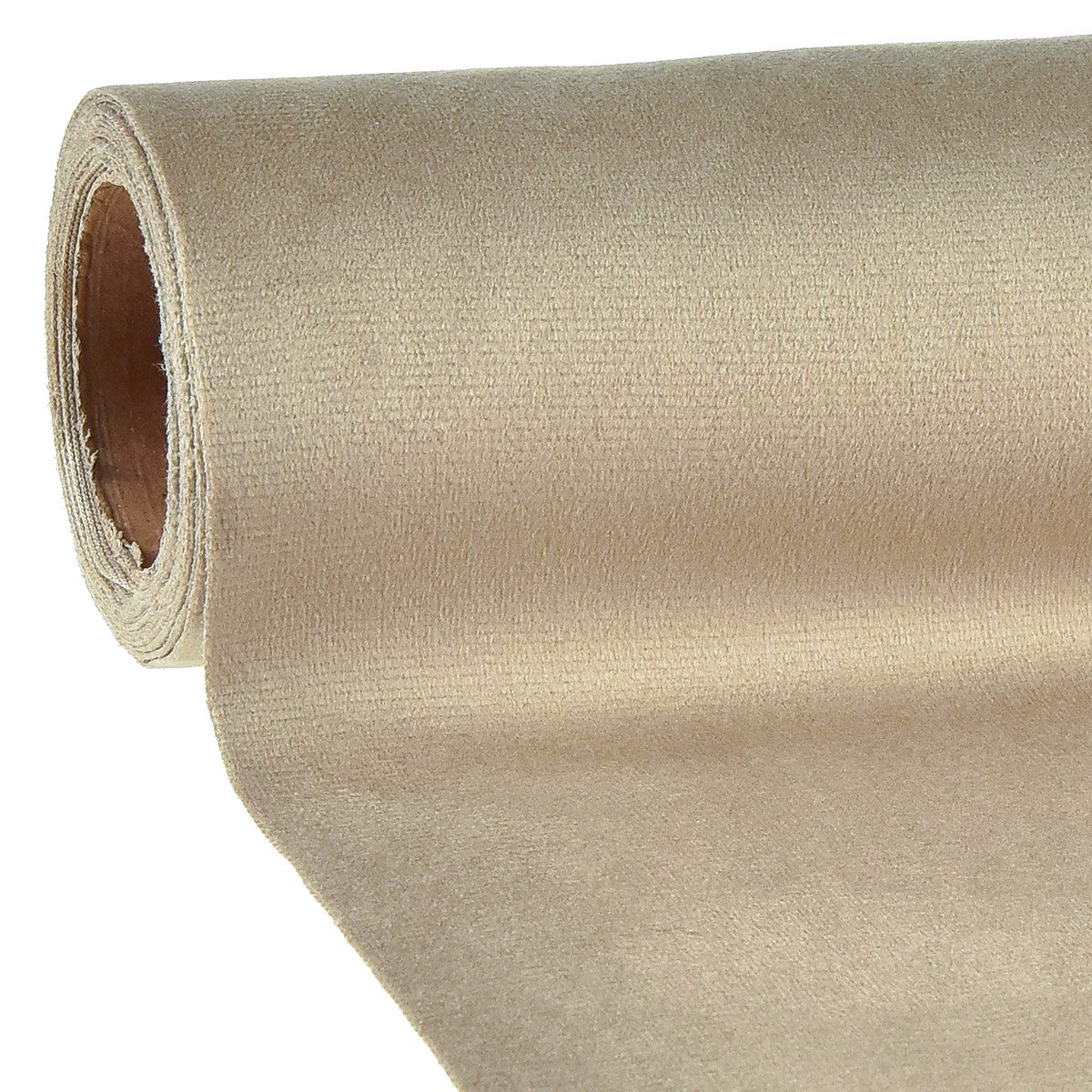 Viana Tischläufer Samt Tischläufer Beige 28x270cm Festlich Dekorativ