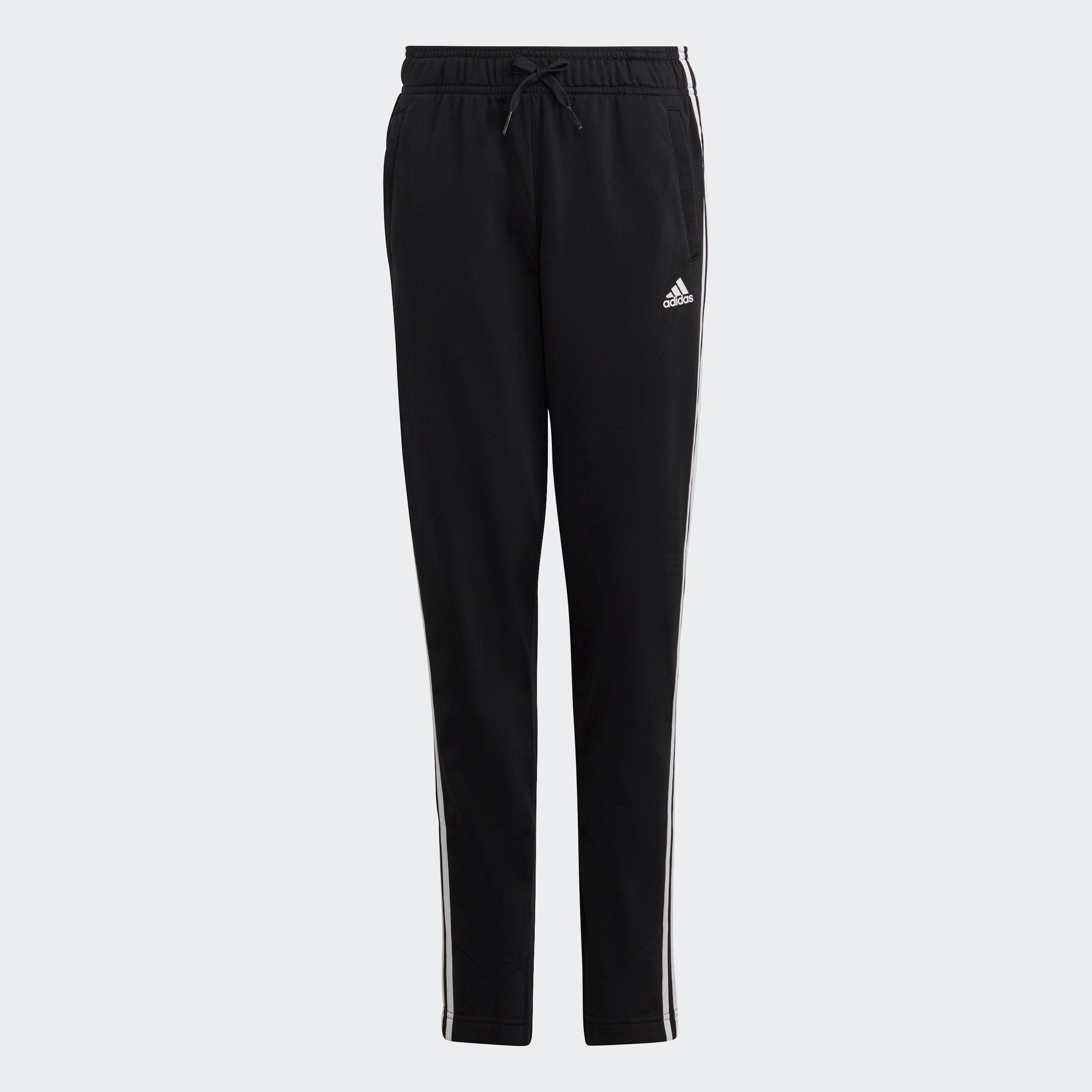adidas Sportswear Trainingsanzug (2-tlg) ESSENTIALS Black / White 3-STREIFEN