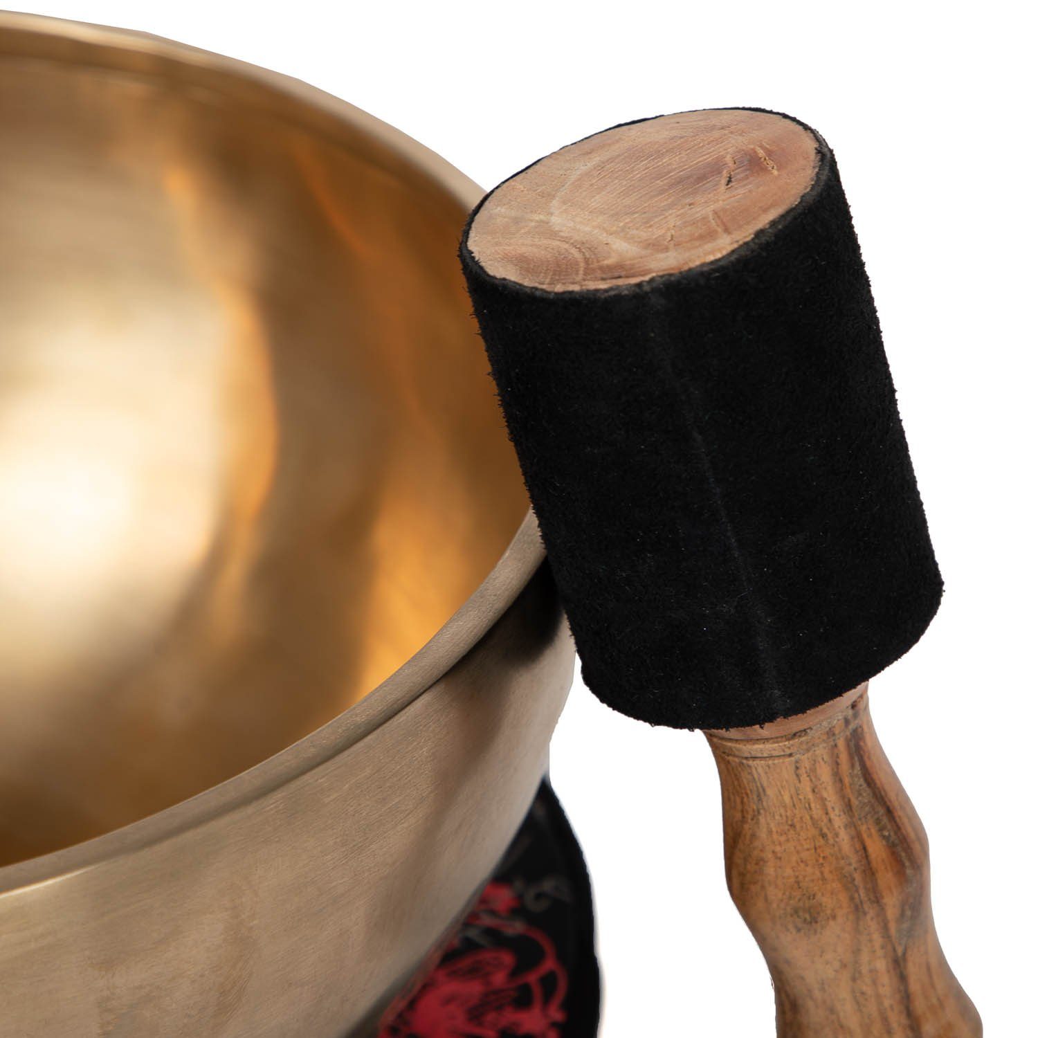 bodhi Beruhigungs- und Entspannungsgerät Tibetische Klangschale „Singing Bowl“,ca. 1,5kg, Ø 24cm – Bild 4 von 4