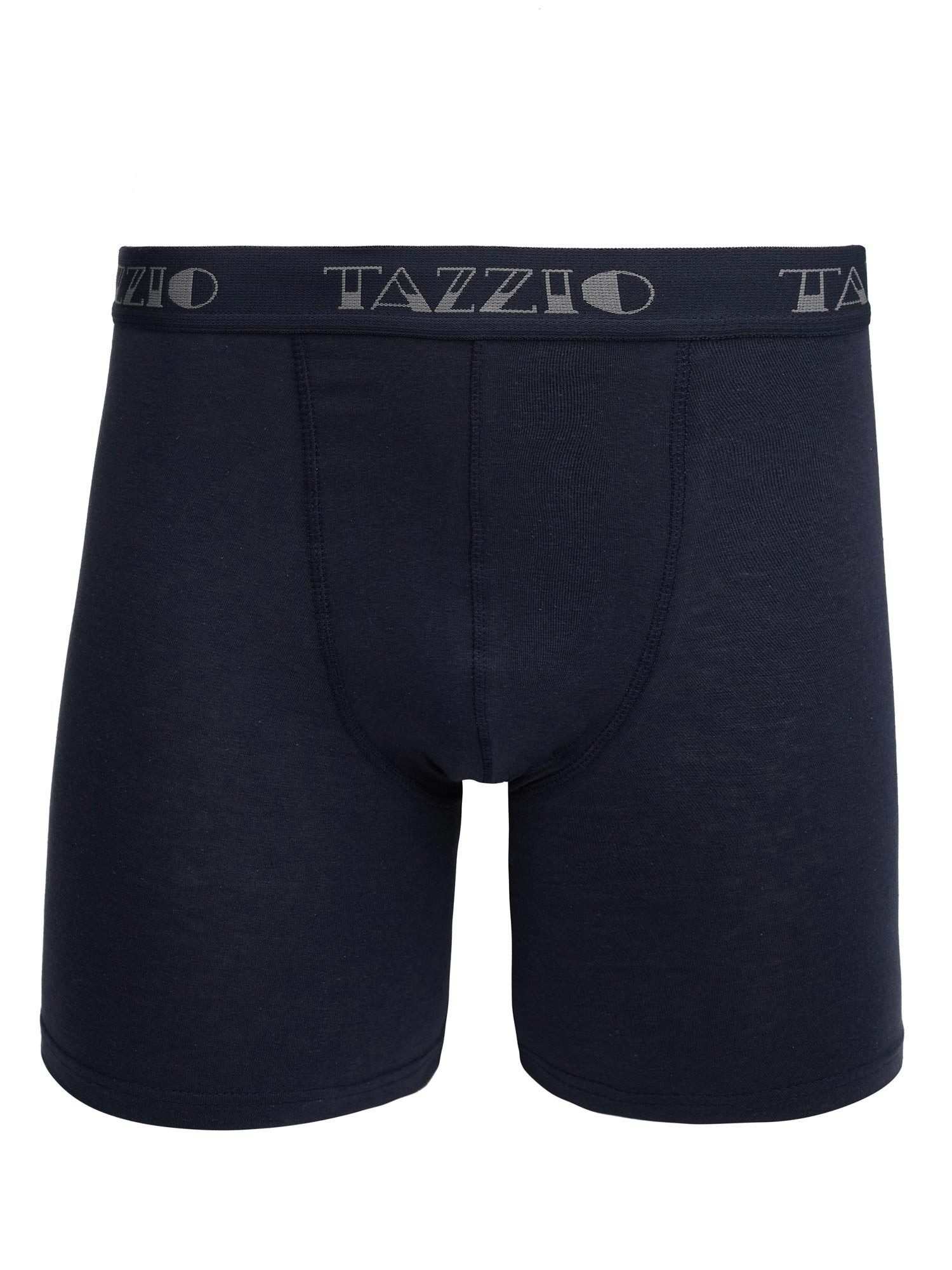 Tazzio Boxershorts 6er Pack BS1002 (Packung, 6-St., 6er-Pack) langes Bein & Logoschriftzug am Bund