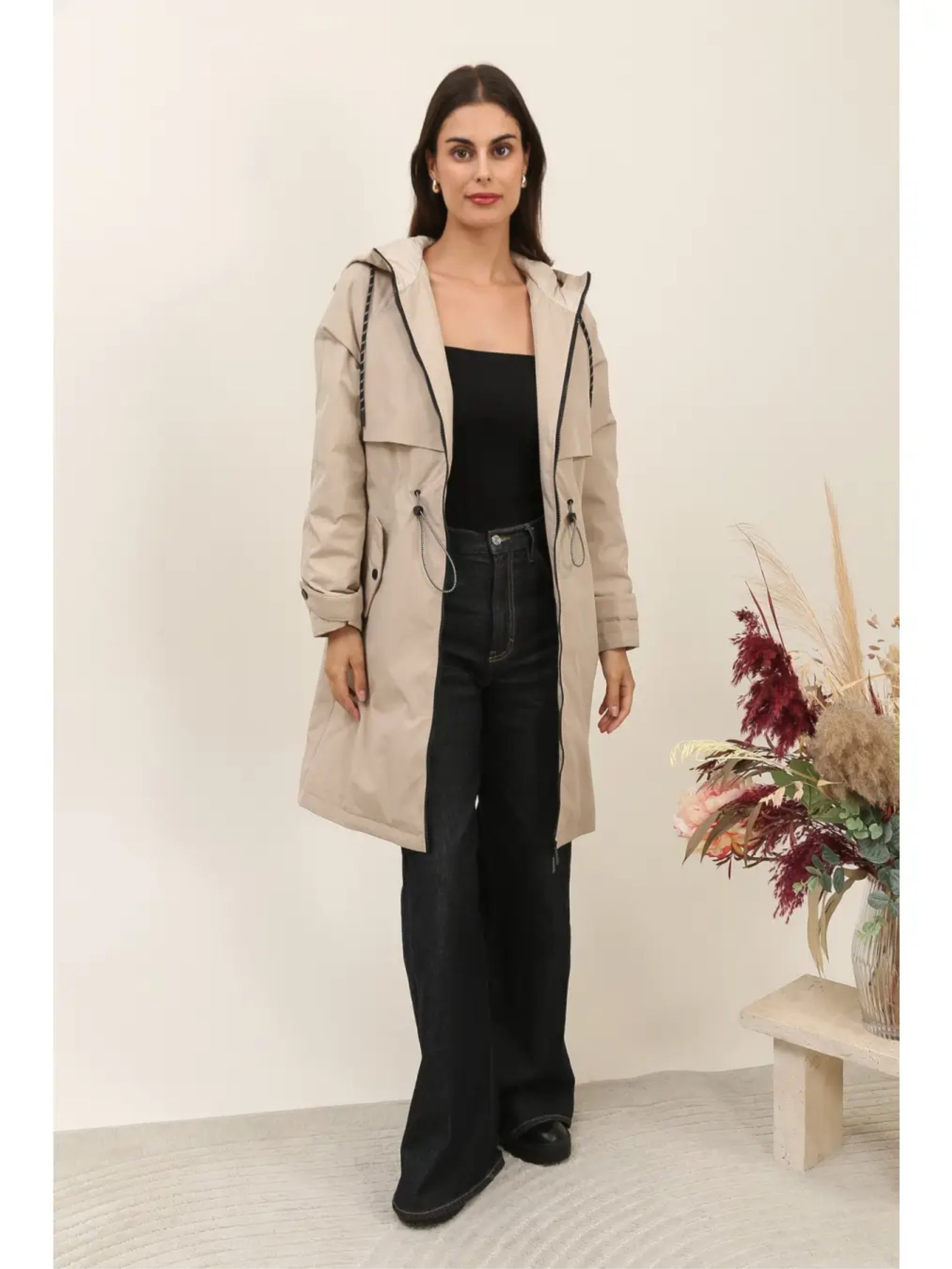 ANNIS Fashion & Accessoires Regenmantel "ELLA 1.0" (1-tlg) NEU, leicht gefü günstig online kaufen