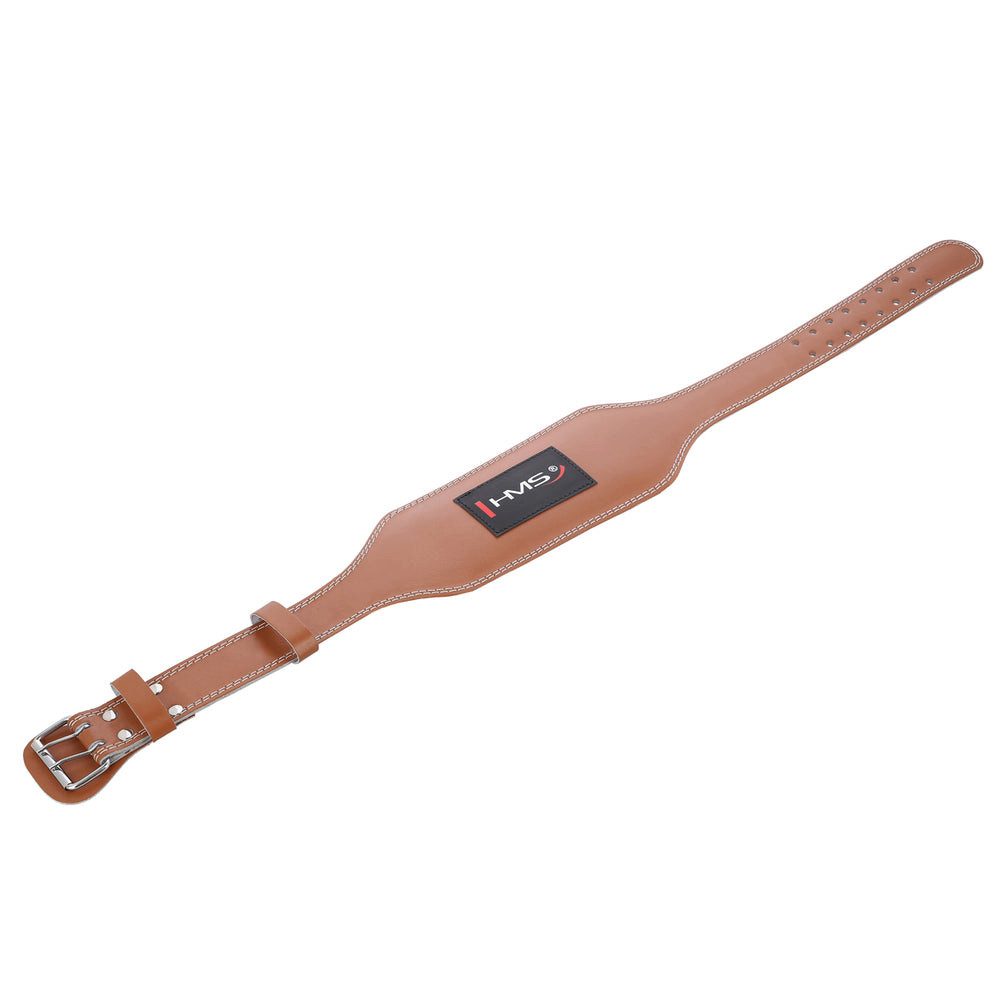 HMS Rückengürtel Gewichthebergürtel Ledergürtel Trainingsgürtel, (Spar-Set, 1-tlg., 99 cm Leder stützend), Leder, 16 cm Lendenschutz, Dornschnalle