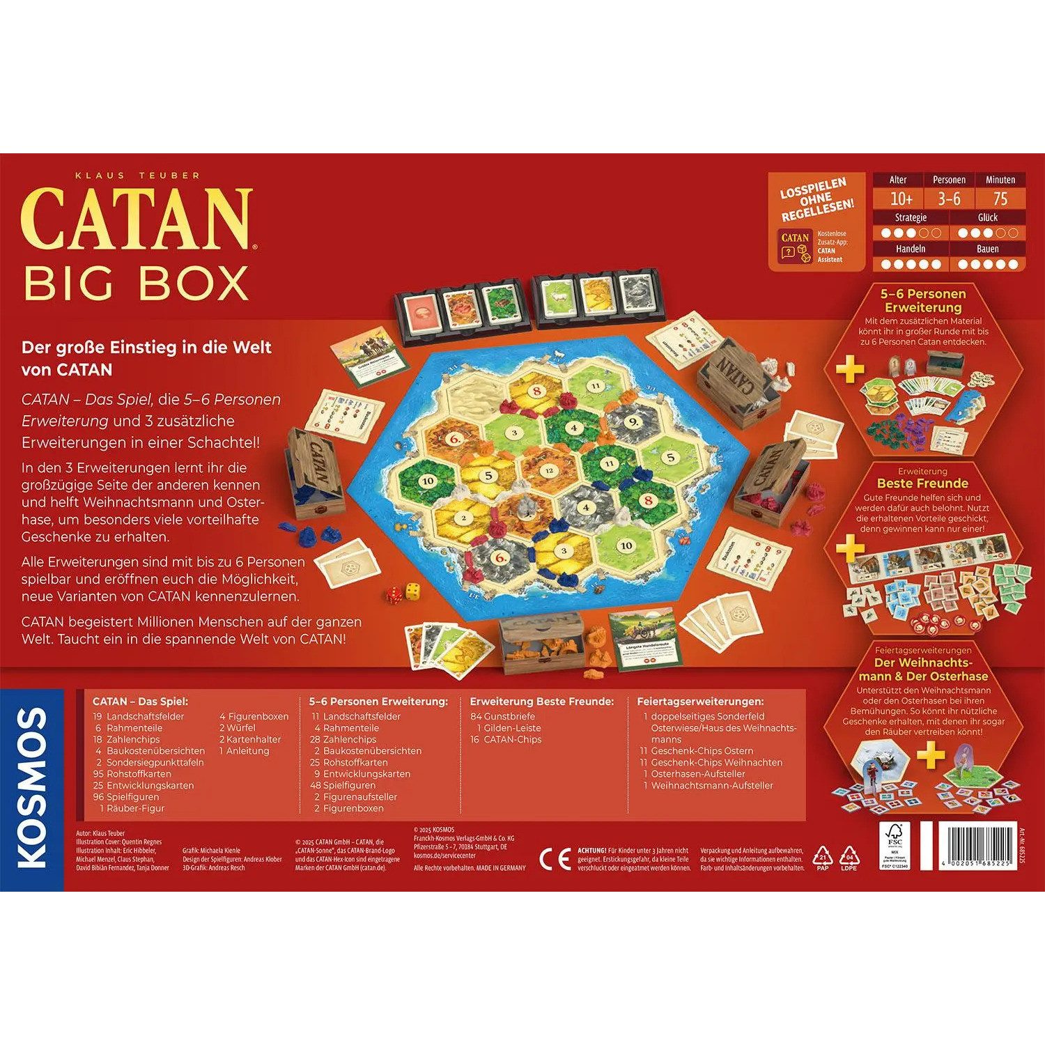 Kosmos Spiel Catan Big Box 2025
